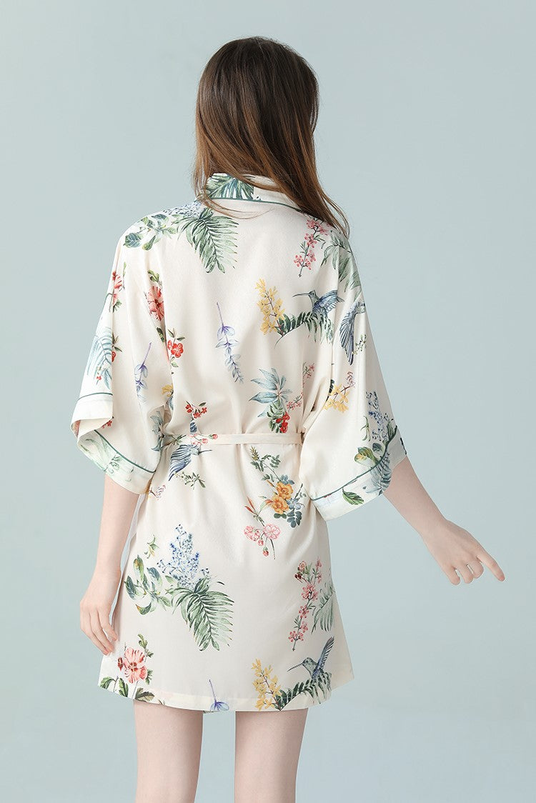 BELLS & BIRDS | Paradiso Floral Robe