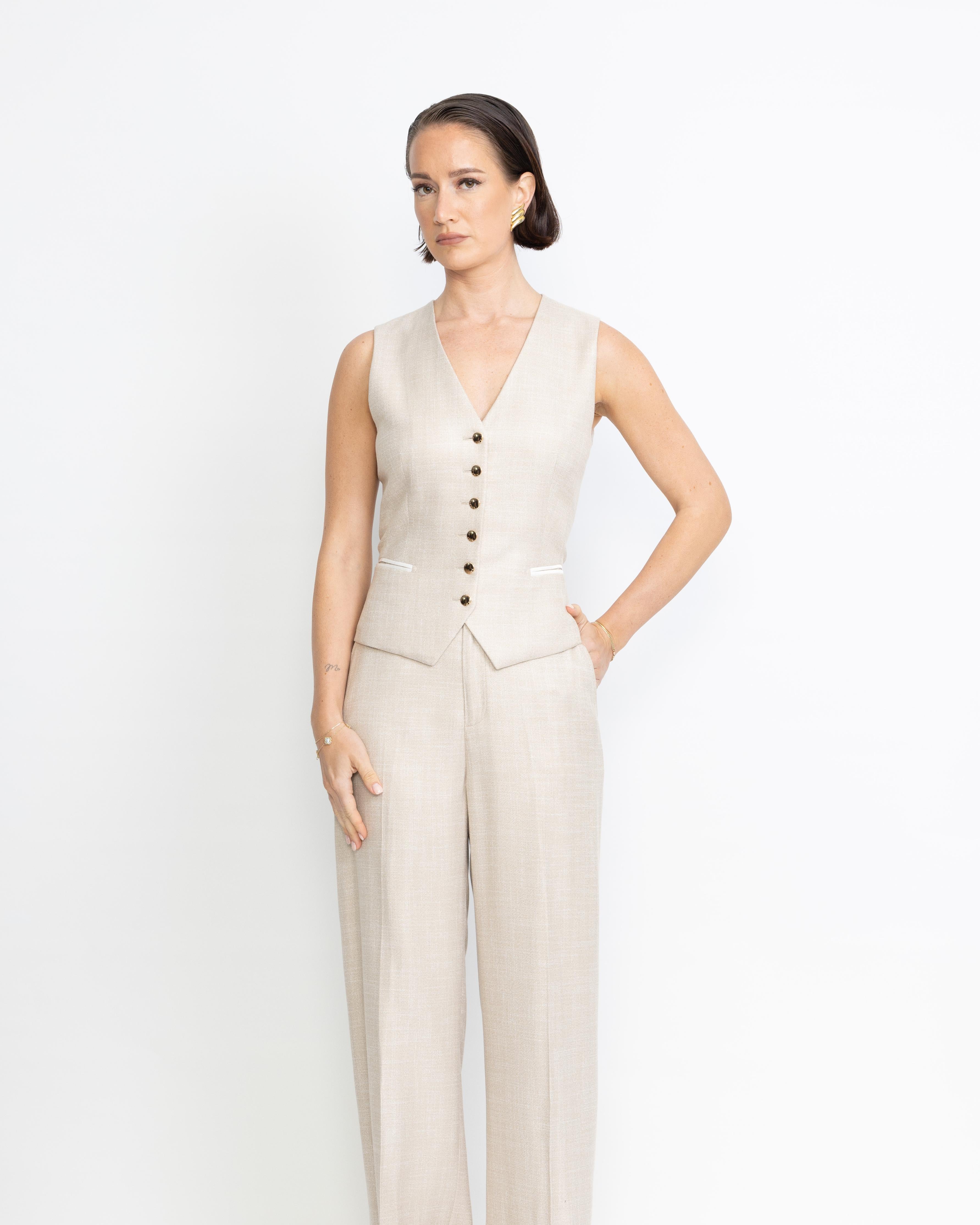 FREY | Blackpool Limited Edition Trousers - Champagne