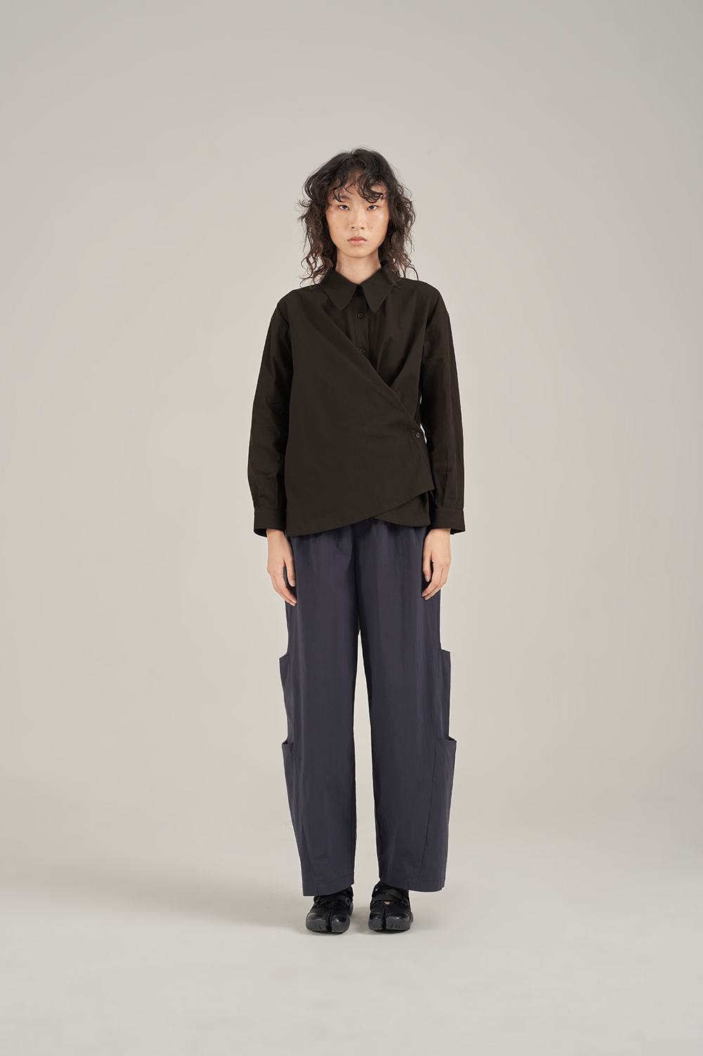 SABRINAGOH | Ira Wrap Shirt