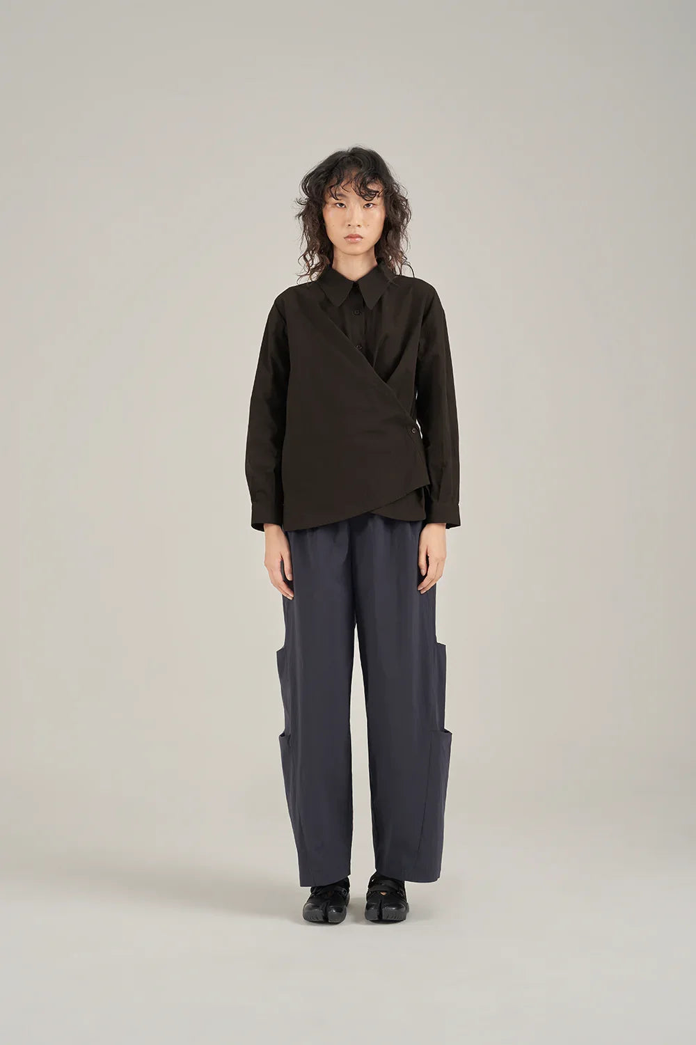 SABRINAGOH | Ira Wrap Shirt