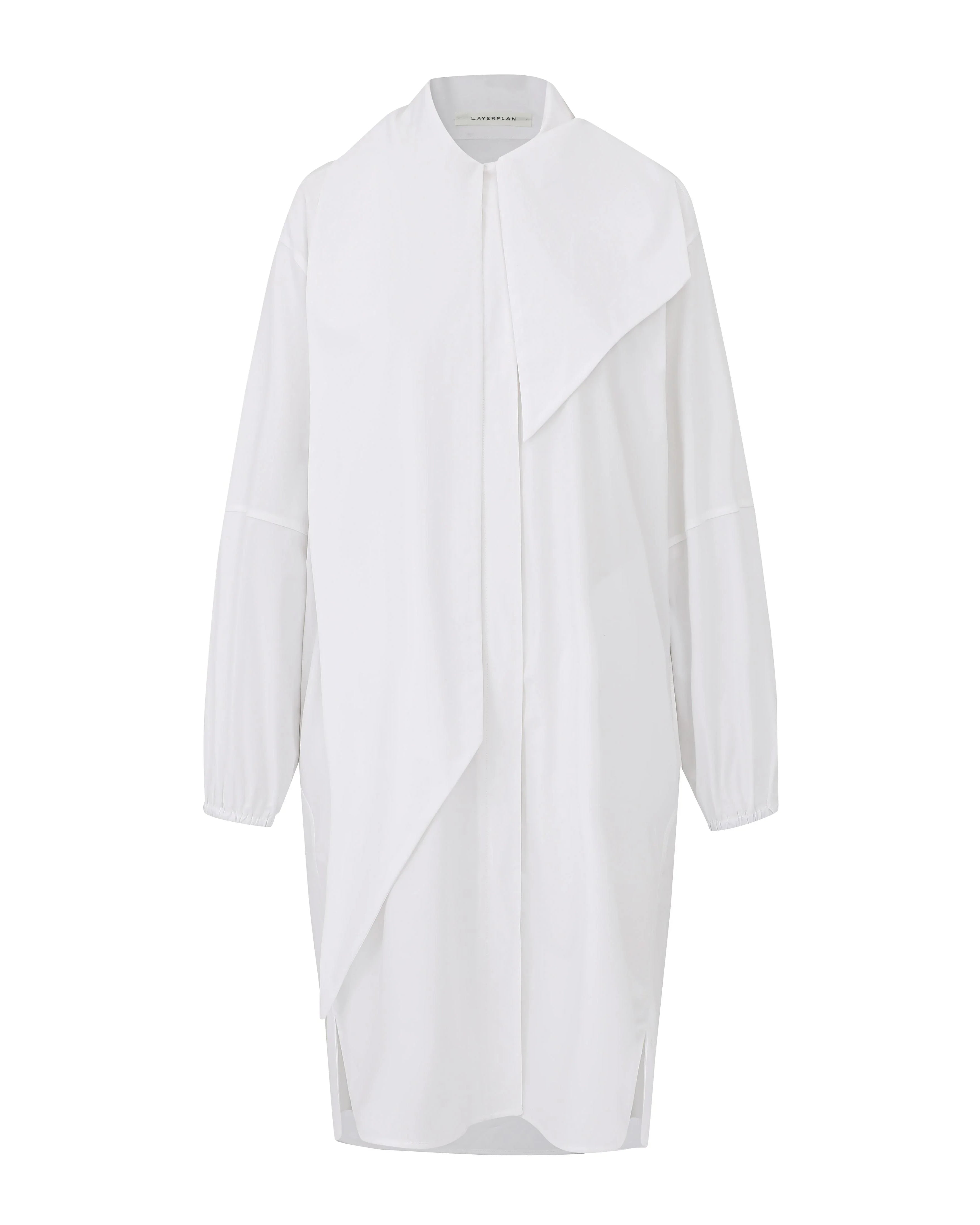 LAYERPLAN | Marina Scarf Collar Shirt Dress