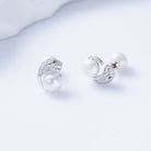 PEARLY LUSTRE | Leopard Freshwater Pearl Earrings WE00084 | SAFARI