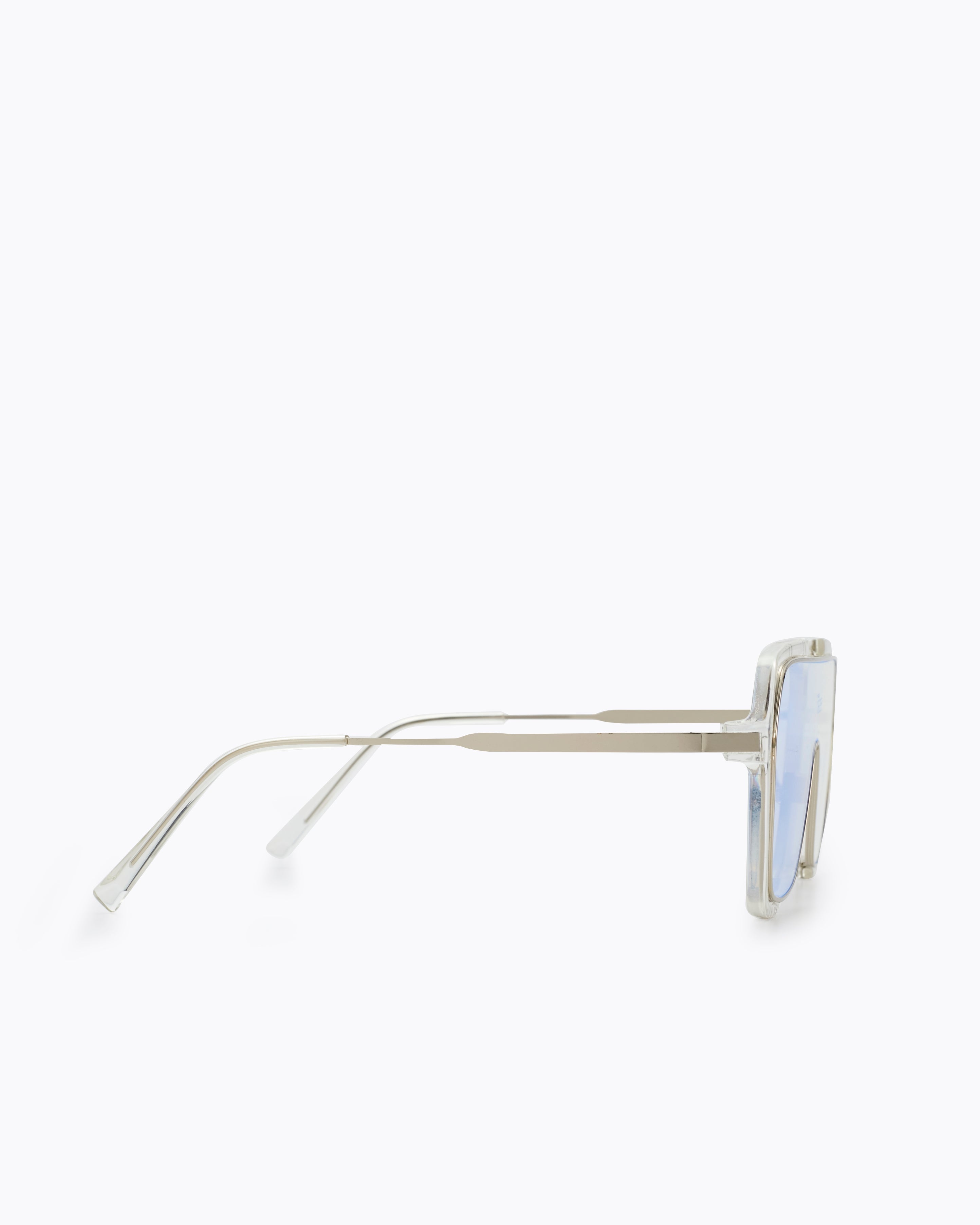 PROJECTWEAR | Cardwell Sunglasses Silver/Clear