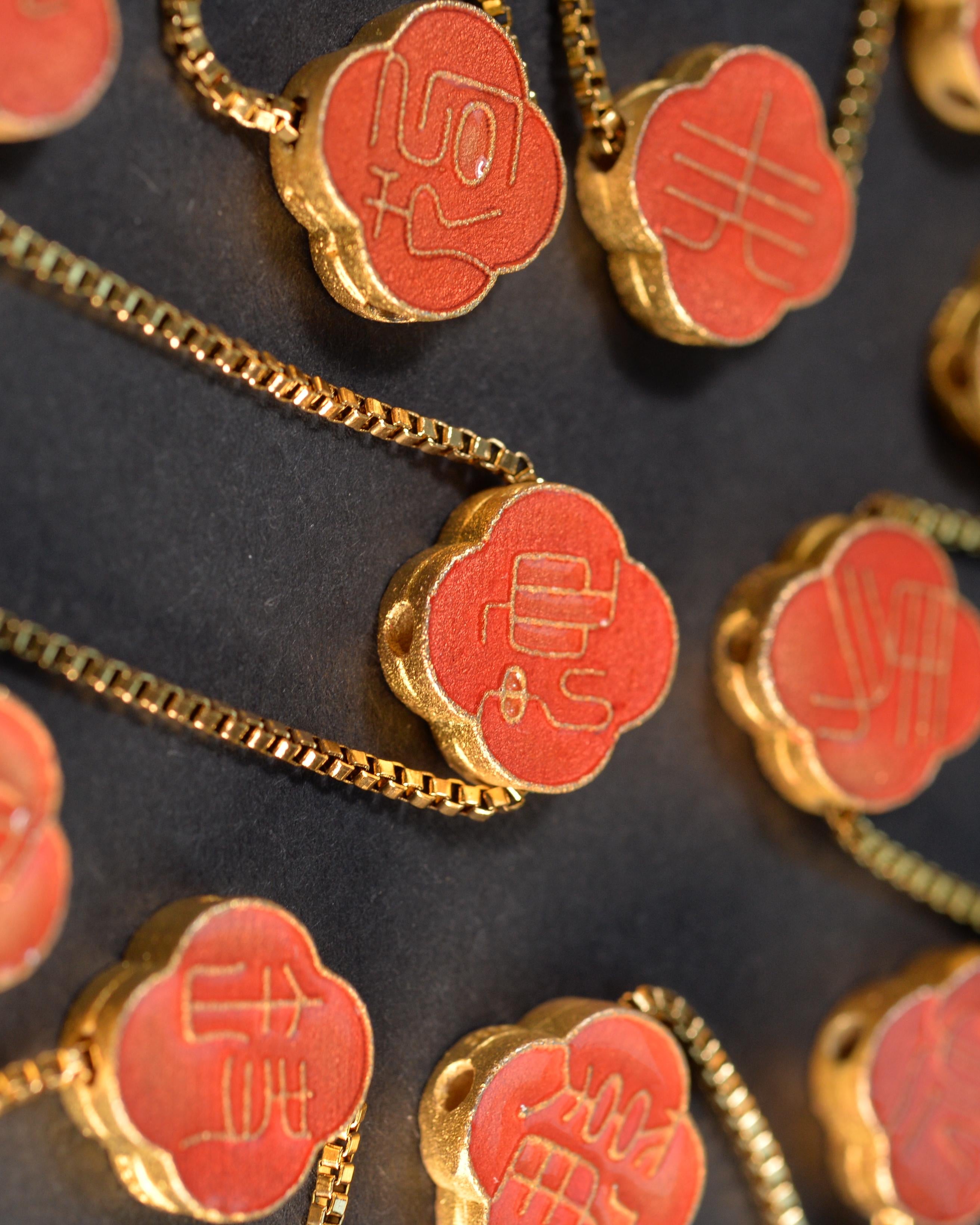 MARILYN TAN JEWELLERY | Lucky Zodiac Gold Chain Pendant Necklace With Enamel Charm