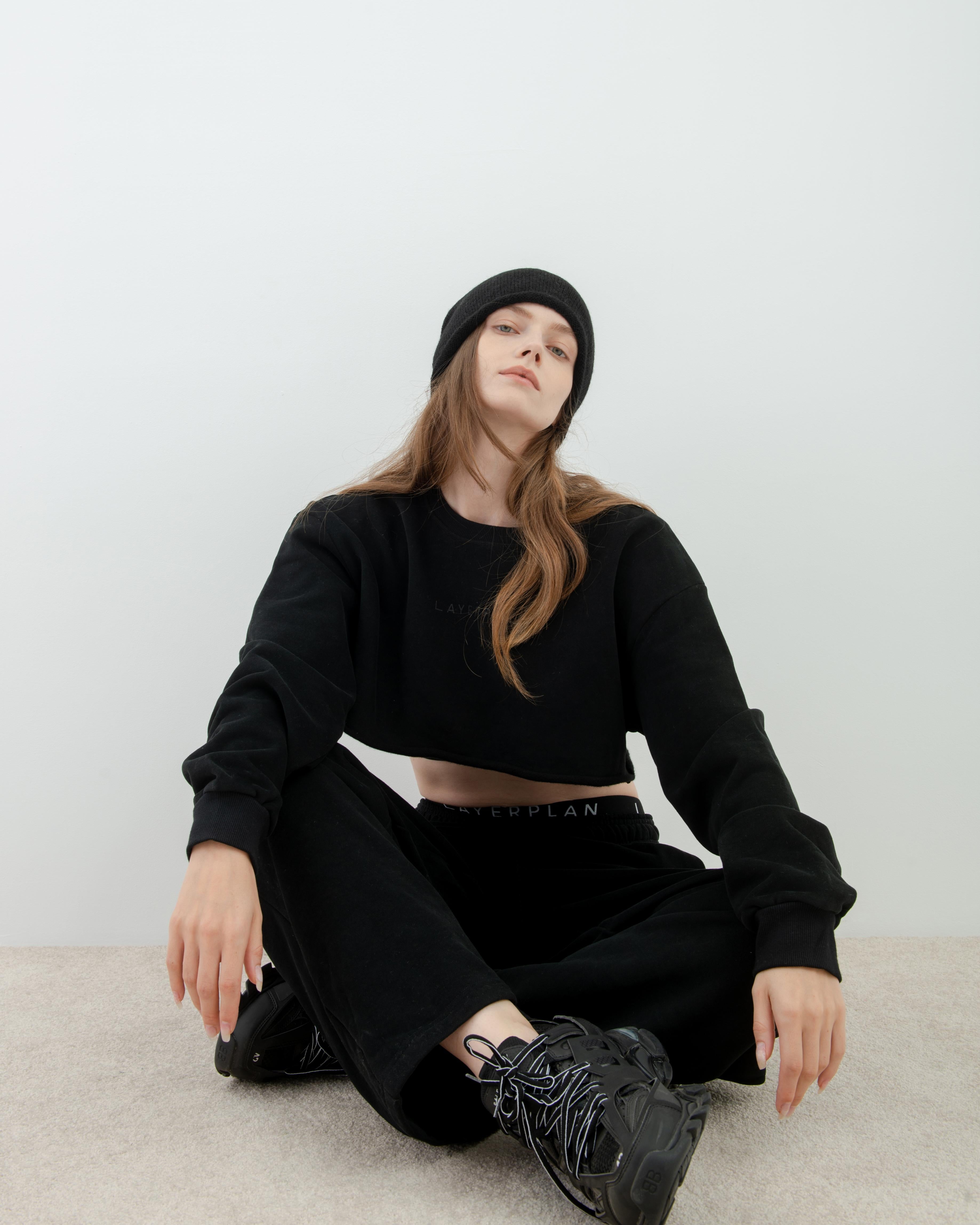 LAYERPLAN | LP Wideleg Logo Sweater Set