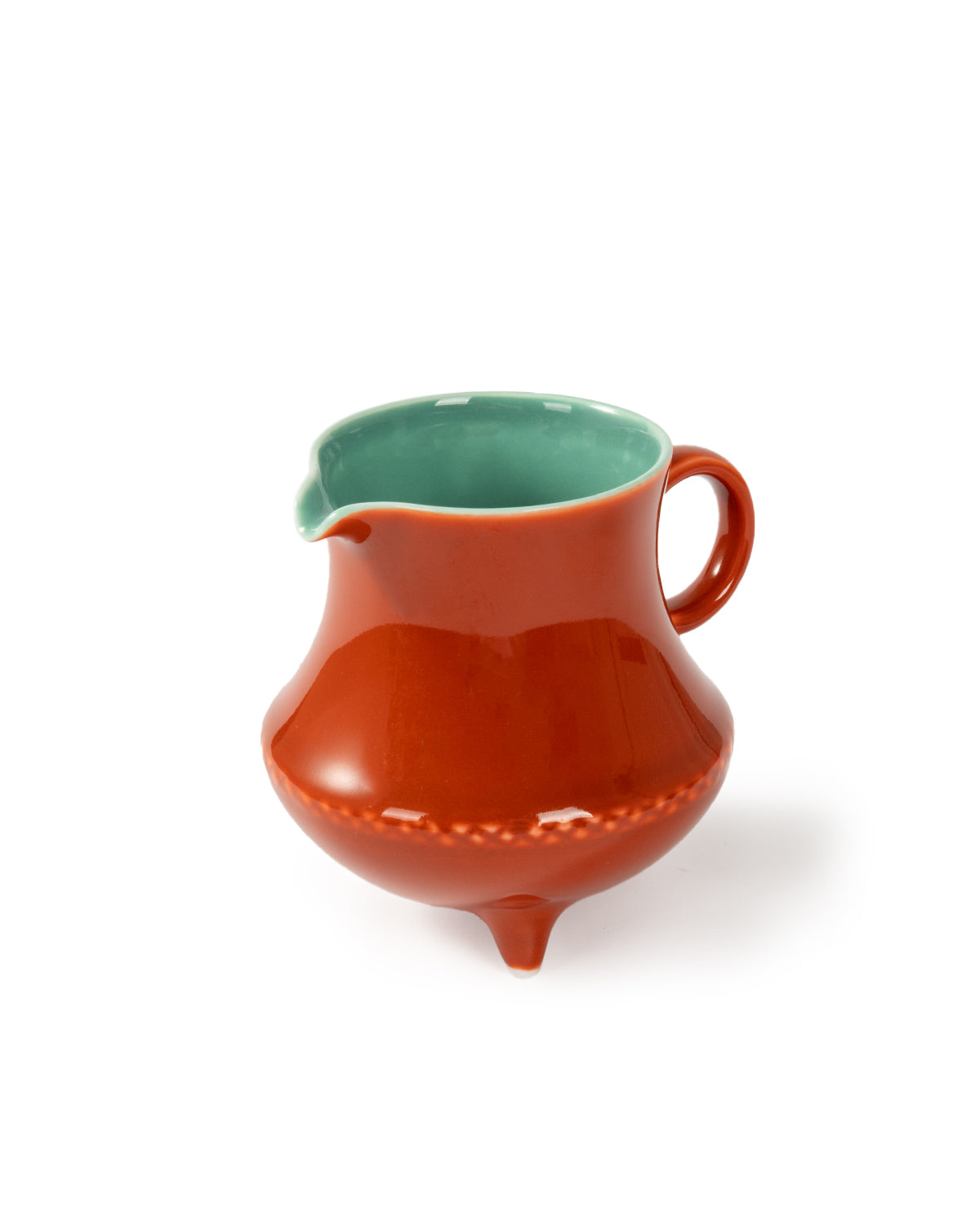 CRAFILAB | Brick Red & Turquoise Three&Legged Sharing Cup