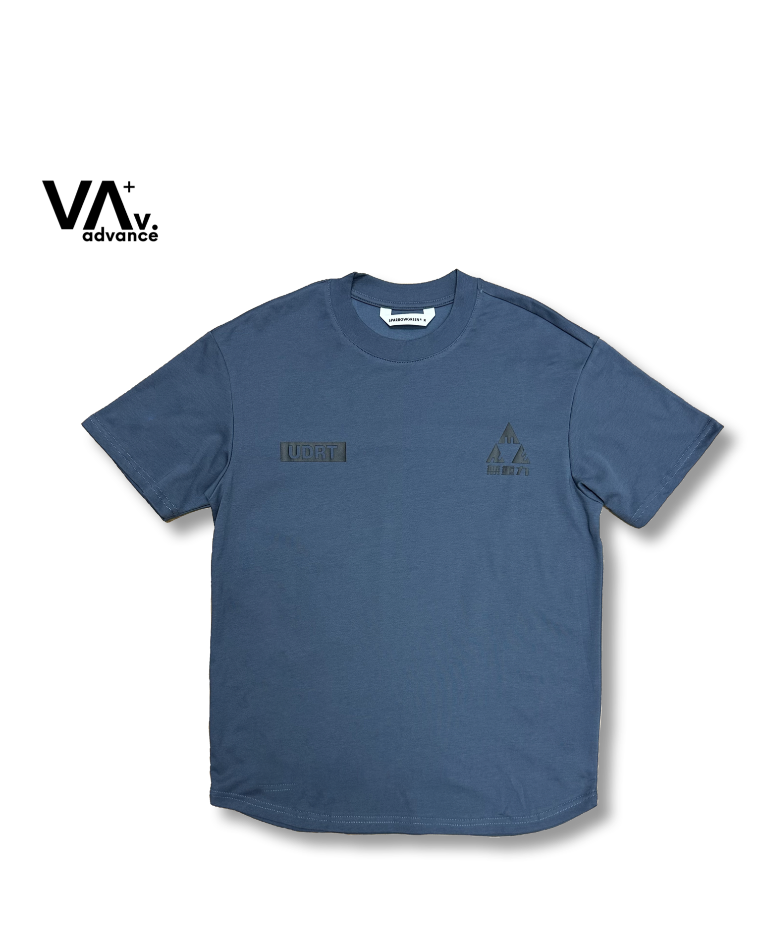 SPARROW GREEN | ADVEN+ T-shirt - Dark Steel