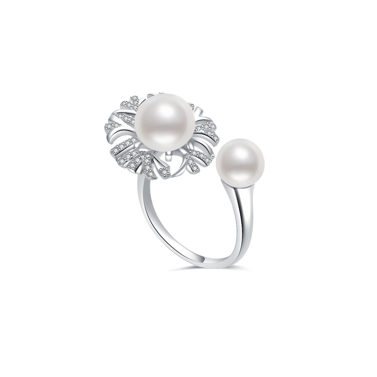 PEARLY LUSTRE | Top Grade Freshwater Pearl Rings WR00209 | GARDENS