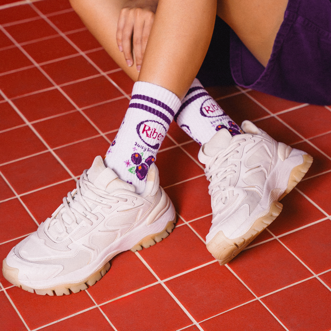 TALKING TOES | Juicy Ribena Athletic Sock