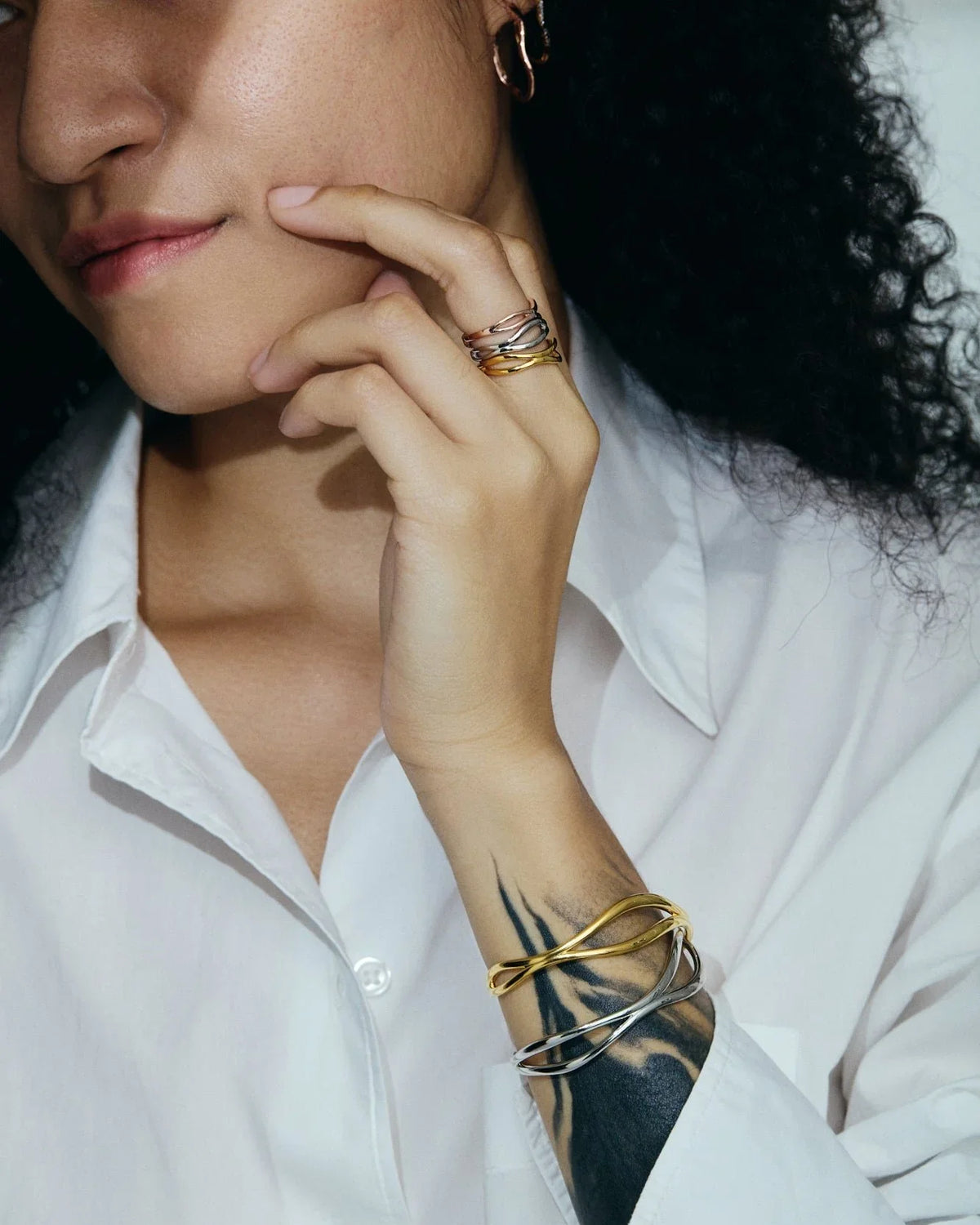 RINA LEE | Flow Statement Cuff Bracelet