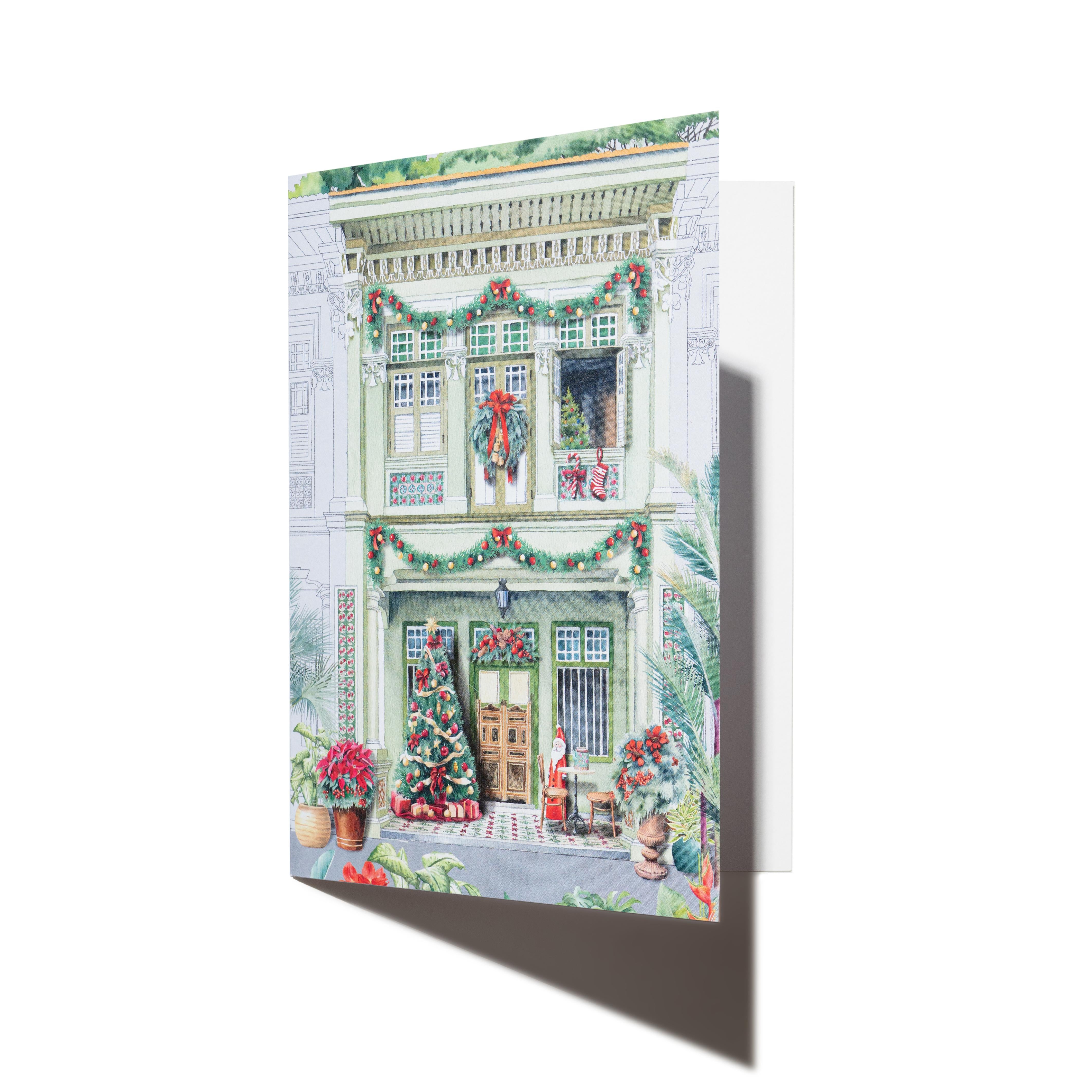 SINGLAPA | Peranakan Christmas Greeting Card