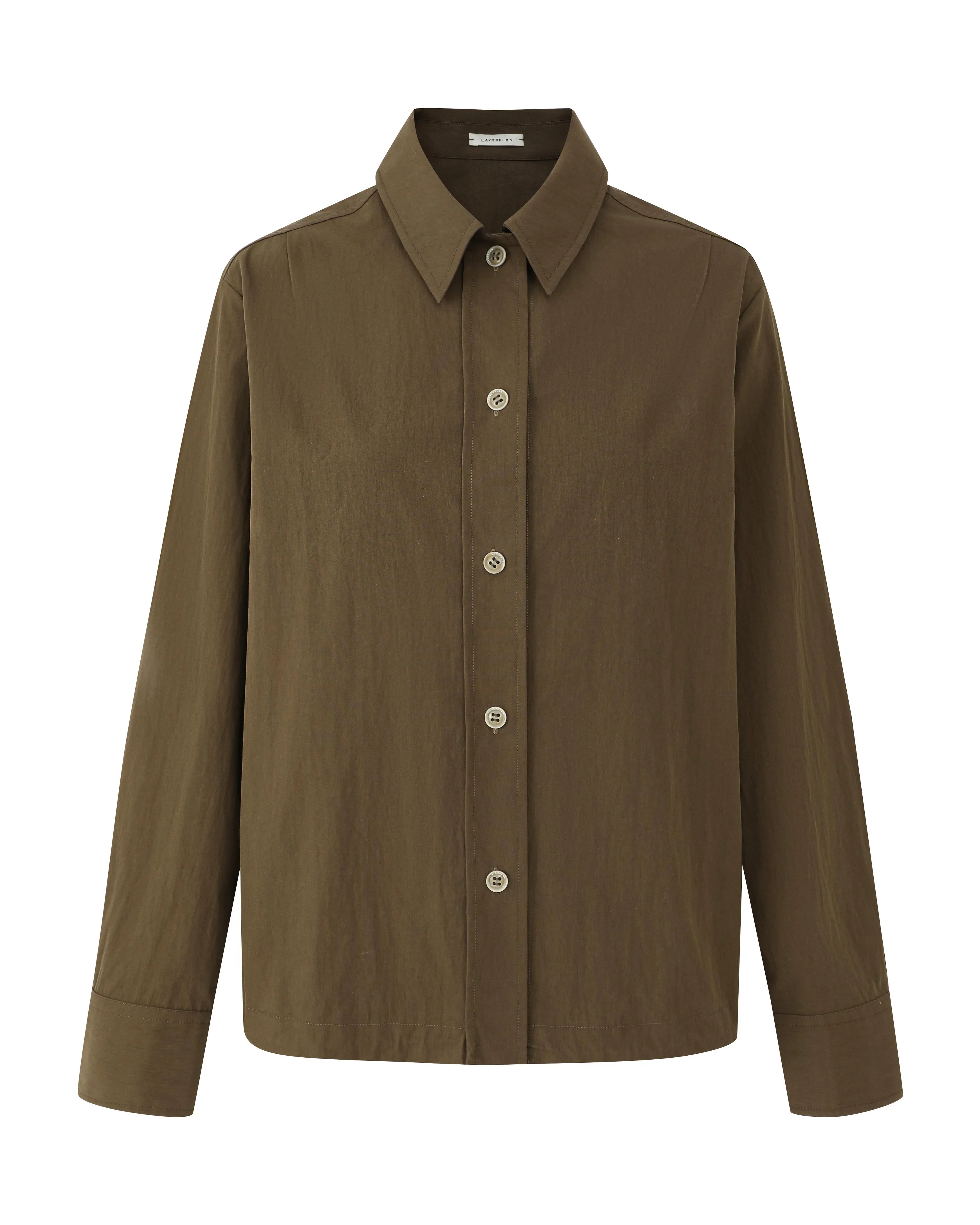 LAYERPLAN | Ferny Cotton Drawstring Shirt