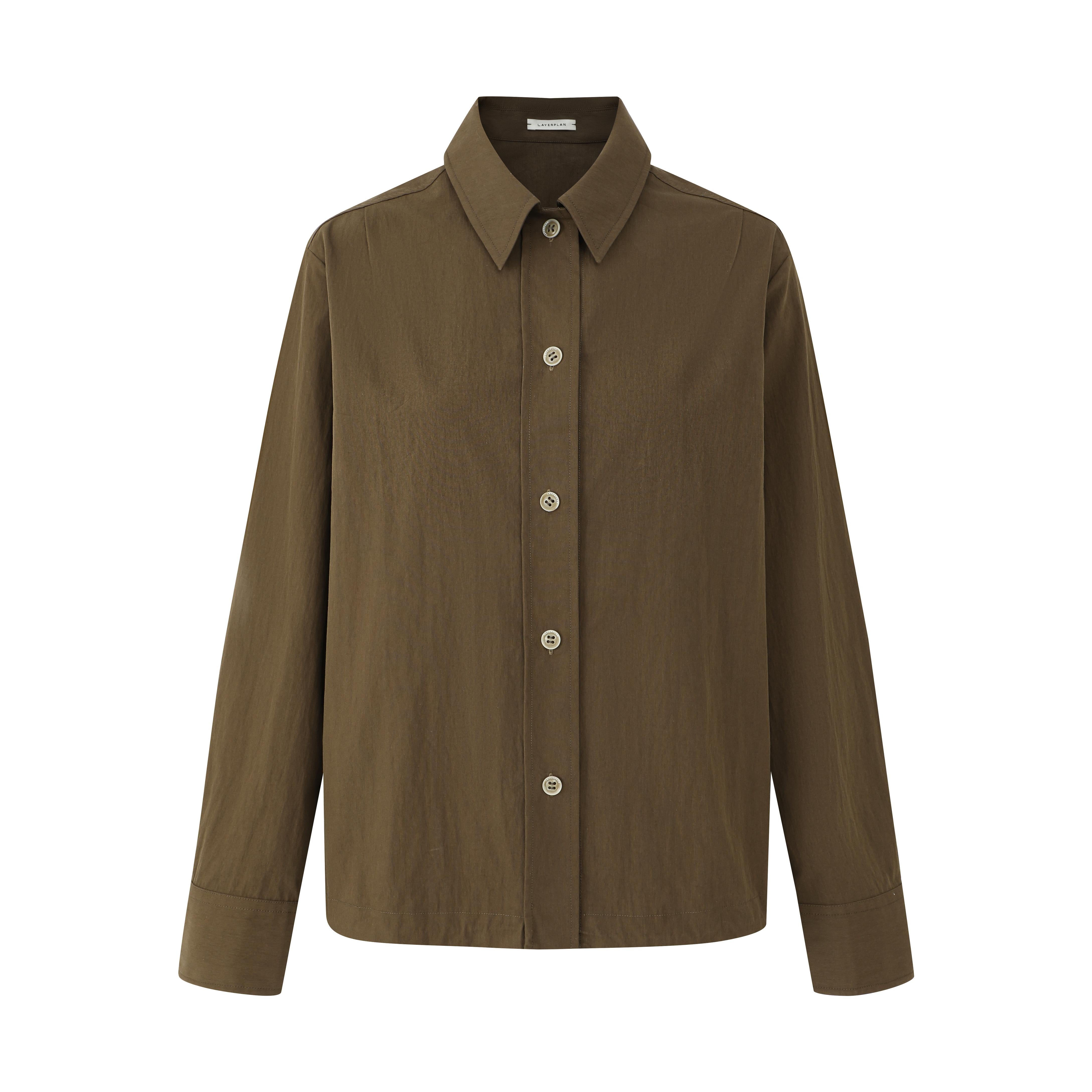 LAYERPLAN | Ferny Cotton Drawstring Shirt