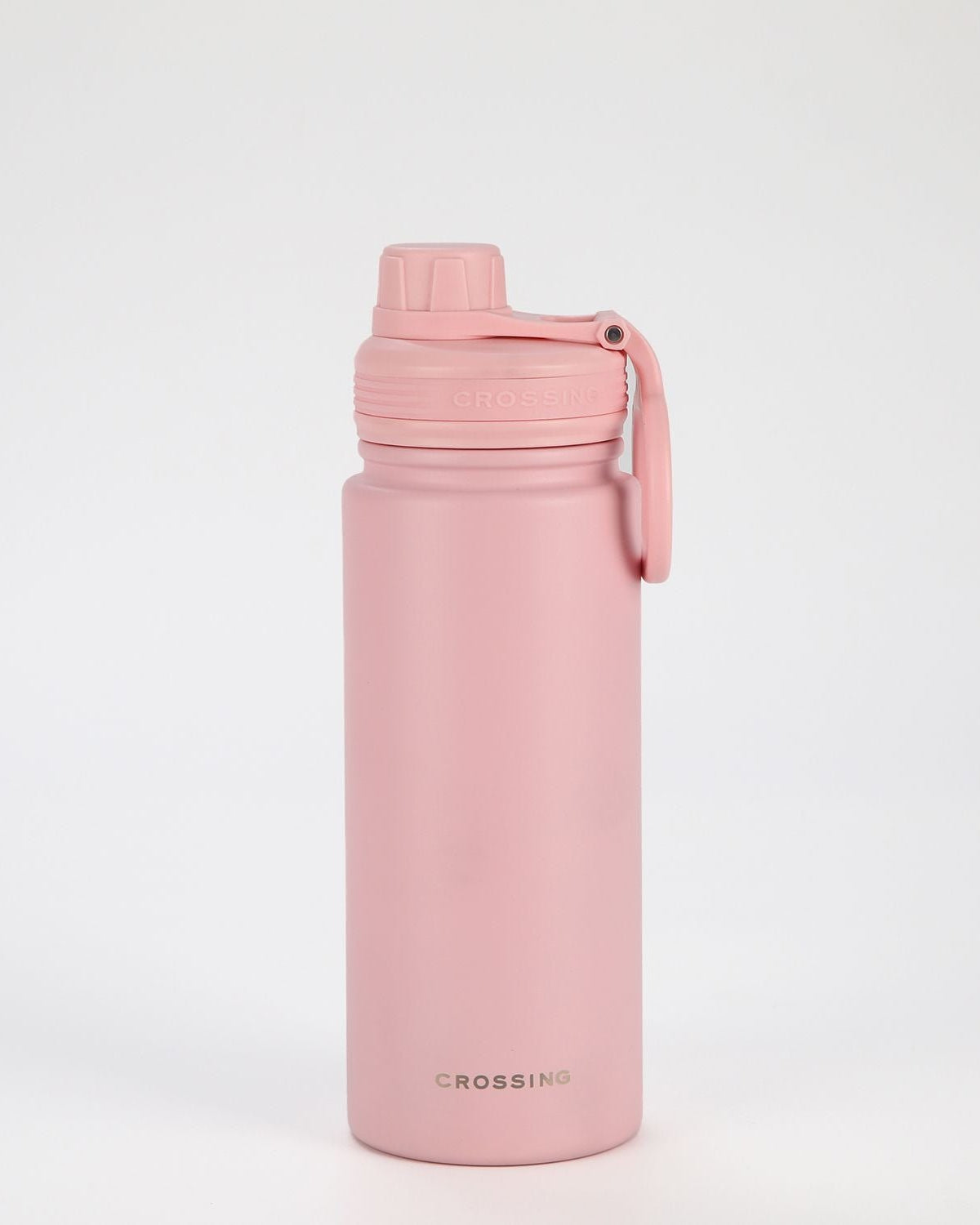 CROSSING | 600ml Urban Ceramic S/S Insulated Screw Cap Sports Bottle With Handle