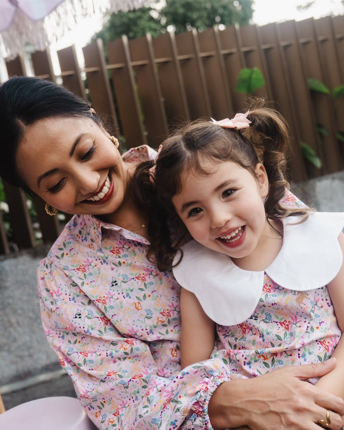 MAISON Q | Secret Garden Reversible Peterpan Collared Dress