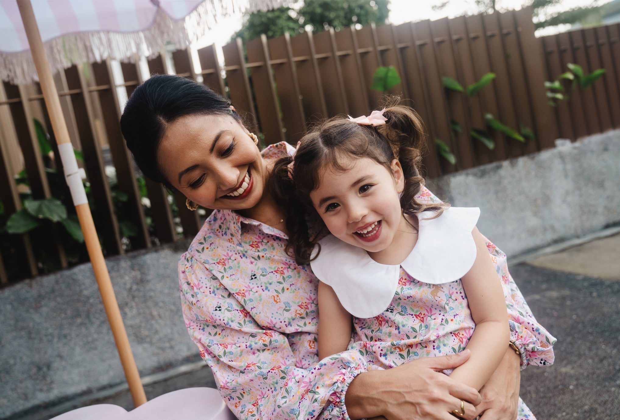 MAISON Q | Secret Garden Reversible Peterpan Collared Dress