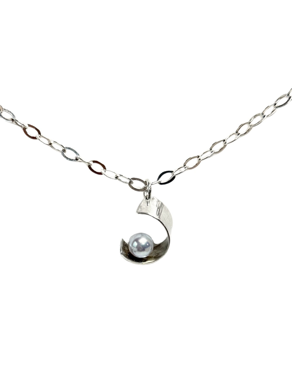 CREATIVE JEWELLERY STUDIO | Moonlight Silver Necklace of WA by Sylvia