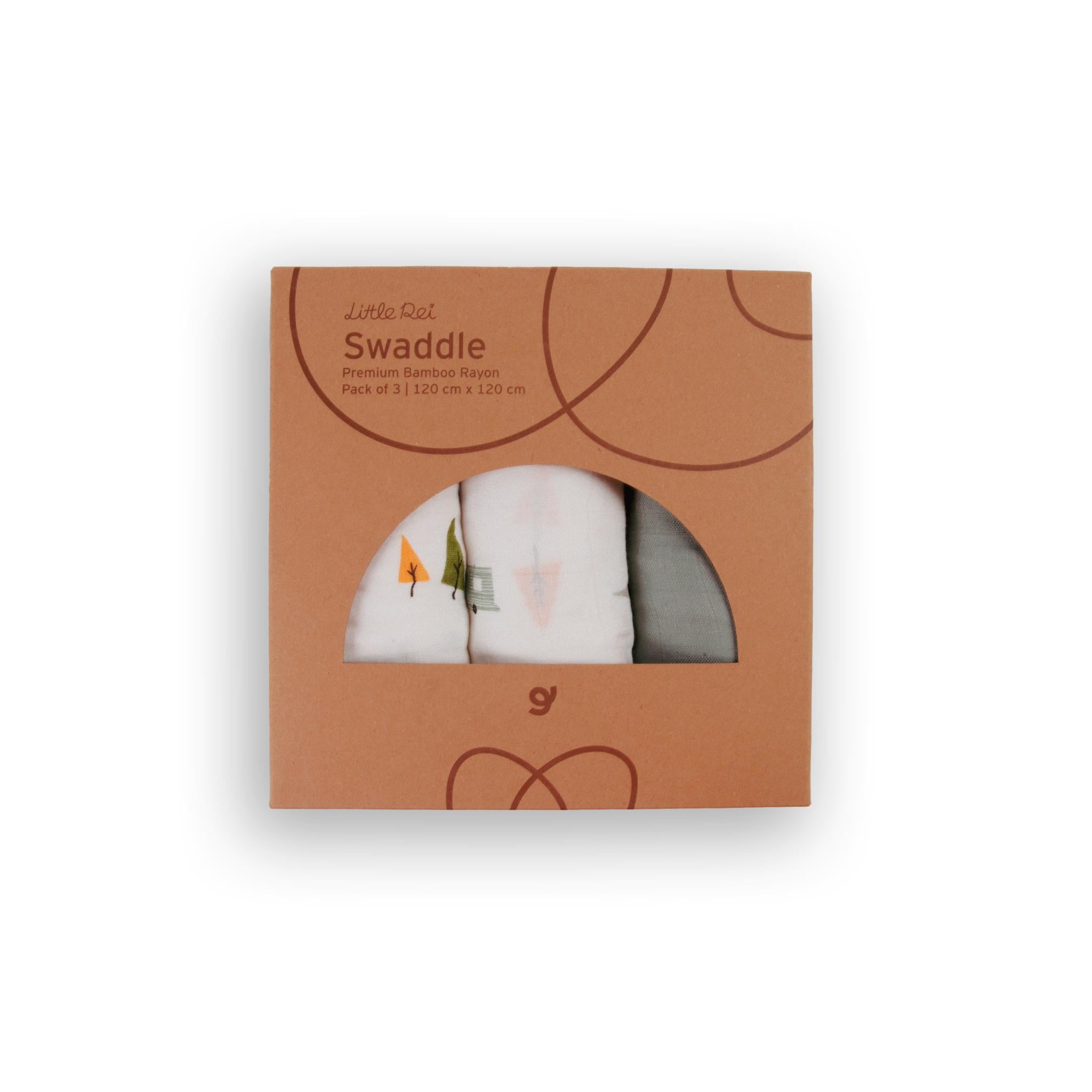 LITTLE REI | LRE Bamboo Swaddle 3PC