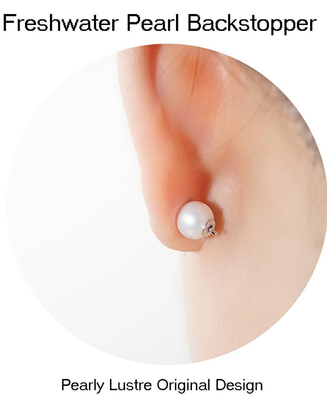 PEARLY LUSTRE | Top Grade Freshwater Pearl Earrings WE00802 | ORCHID