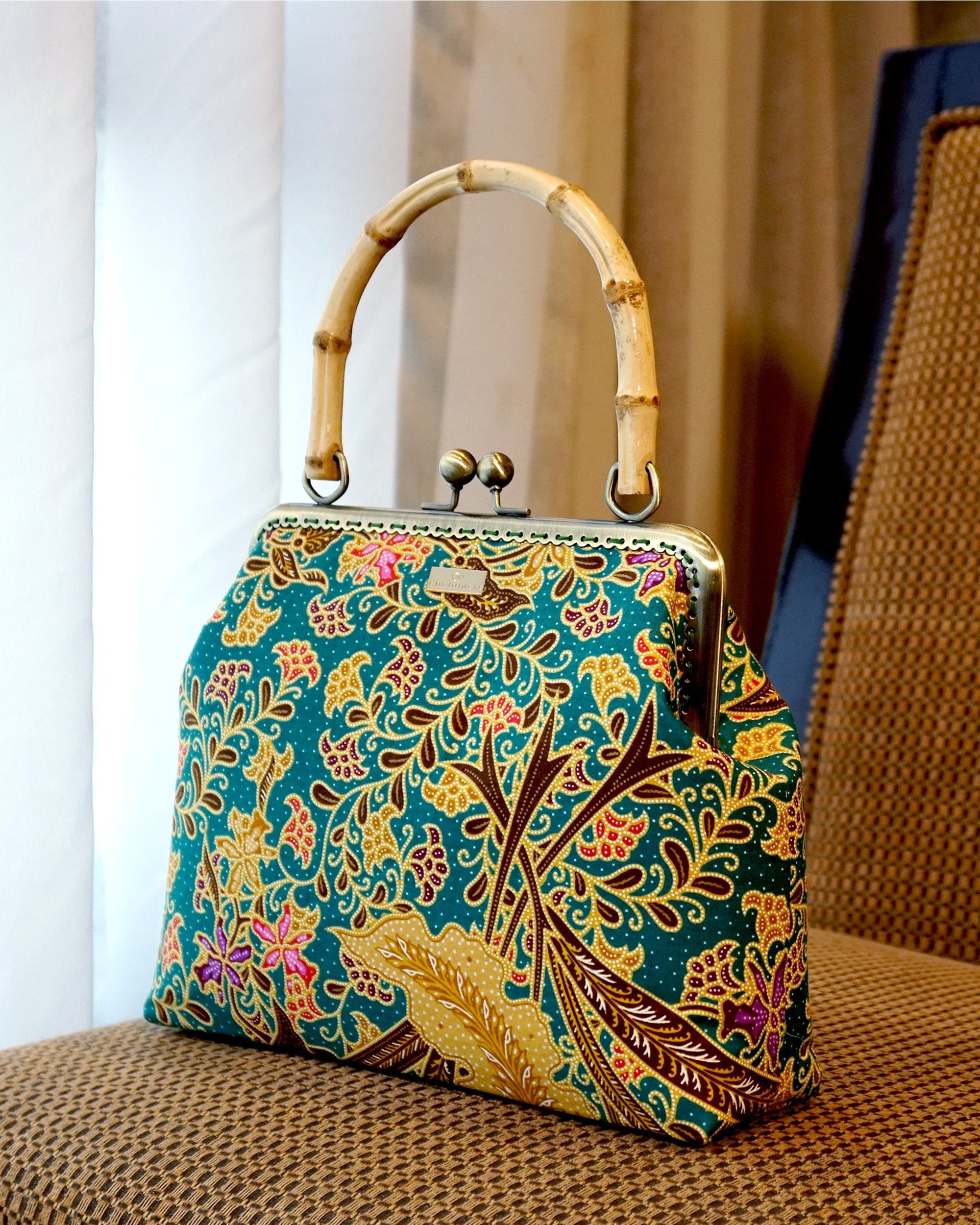 COCOONESE | Bamboo Top Handle Bag - Orchid (GN)