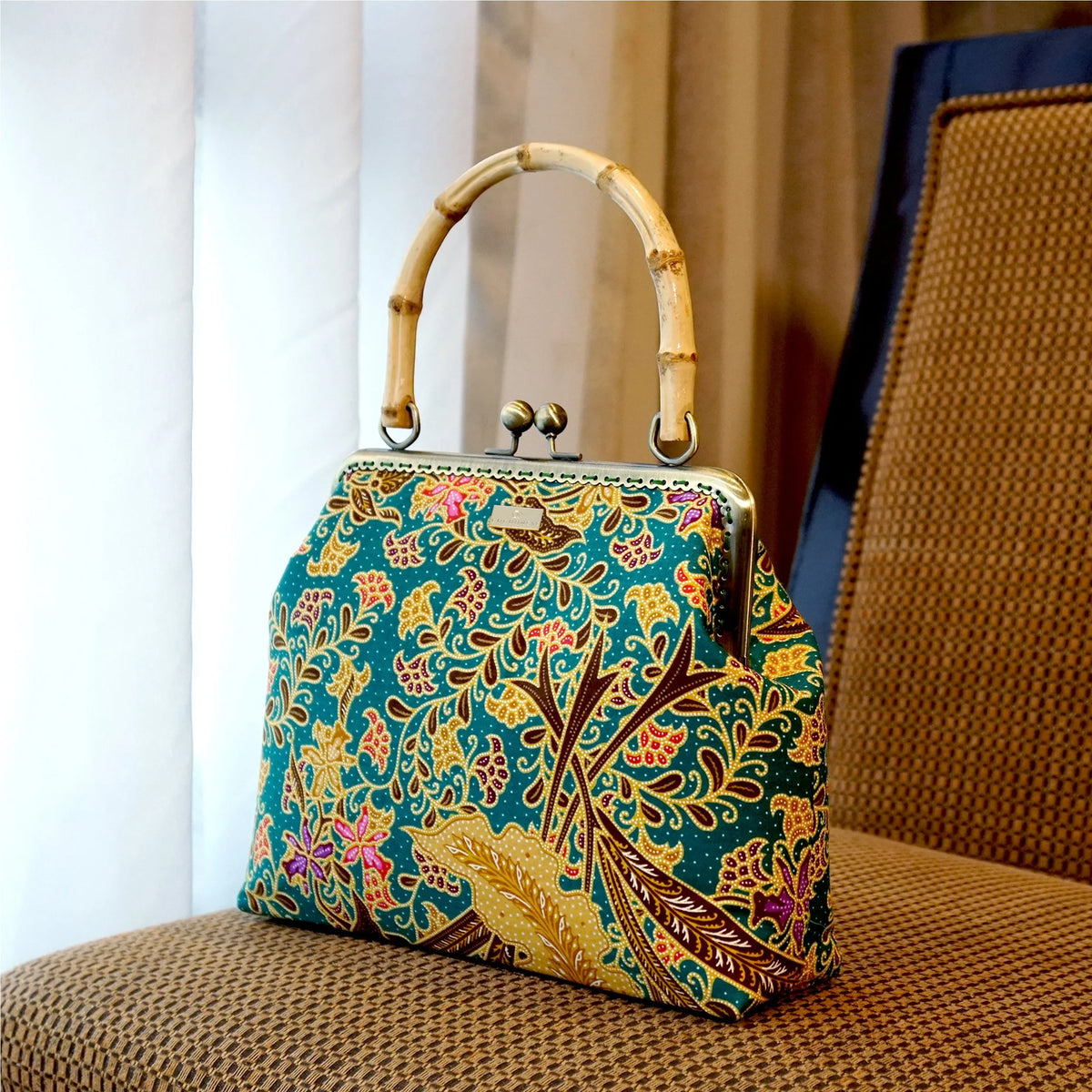 COCOONESE | Bamboo Top Handle Bag - Orchid (GN)
