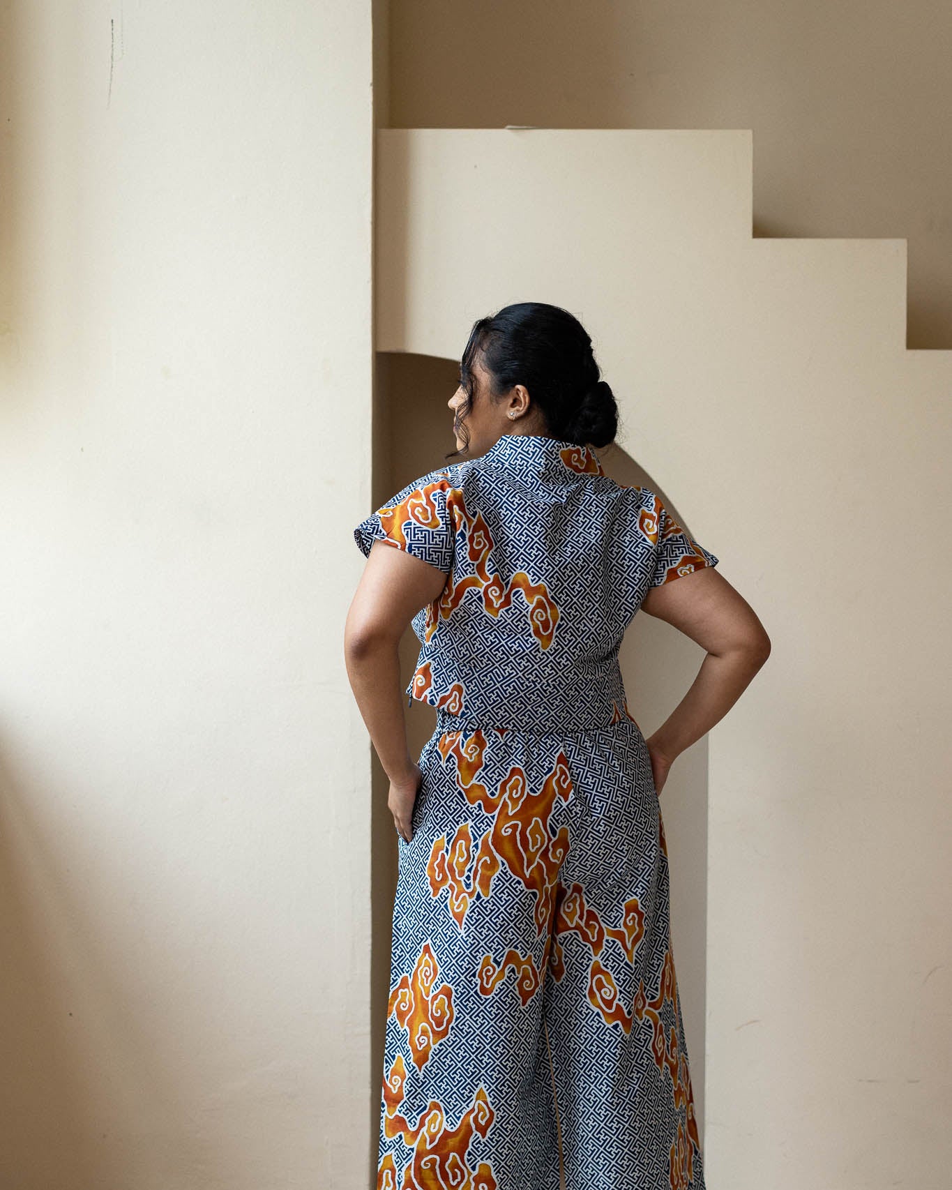 STUDIO GYPSIED | Batik Signature Culottes In Tumbuh Indigo