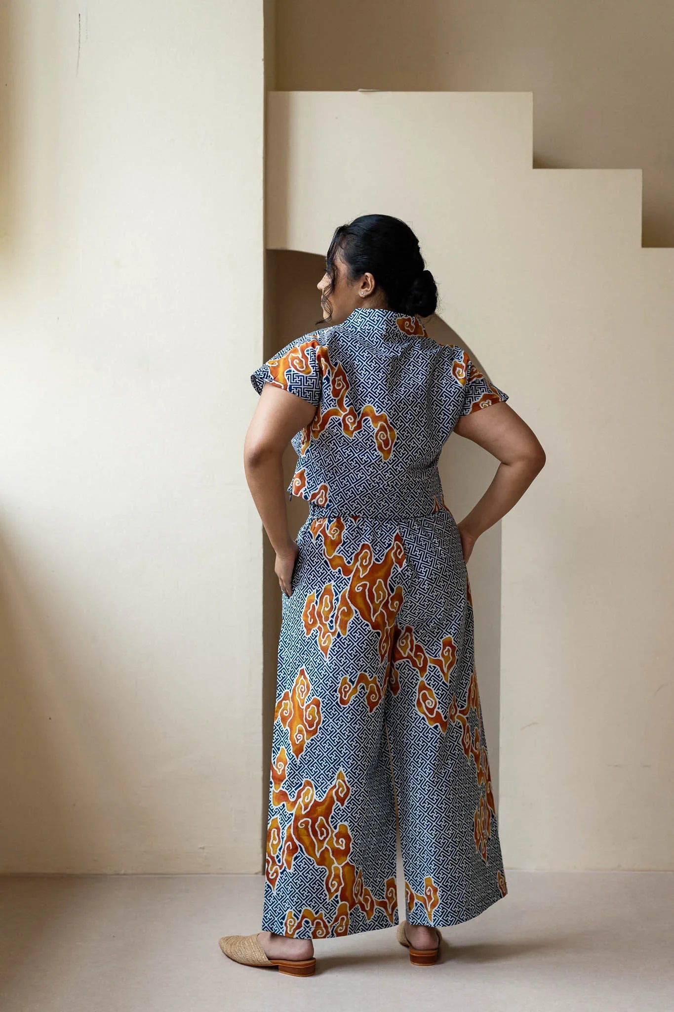 STUDIO GYPSIED | Batik Signature Culottes In Tumbuh Indigo