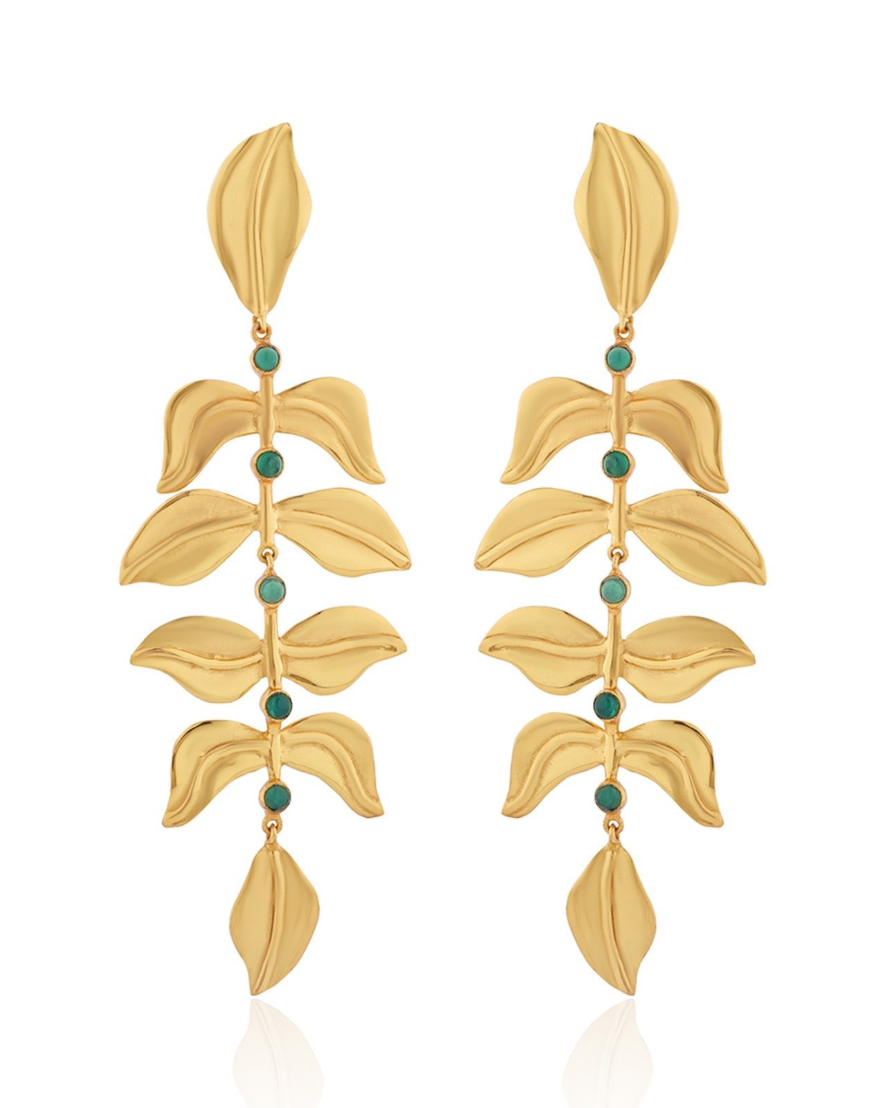 BOHEME BY VERO | Rainforest Earrings | Green Onyx