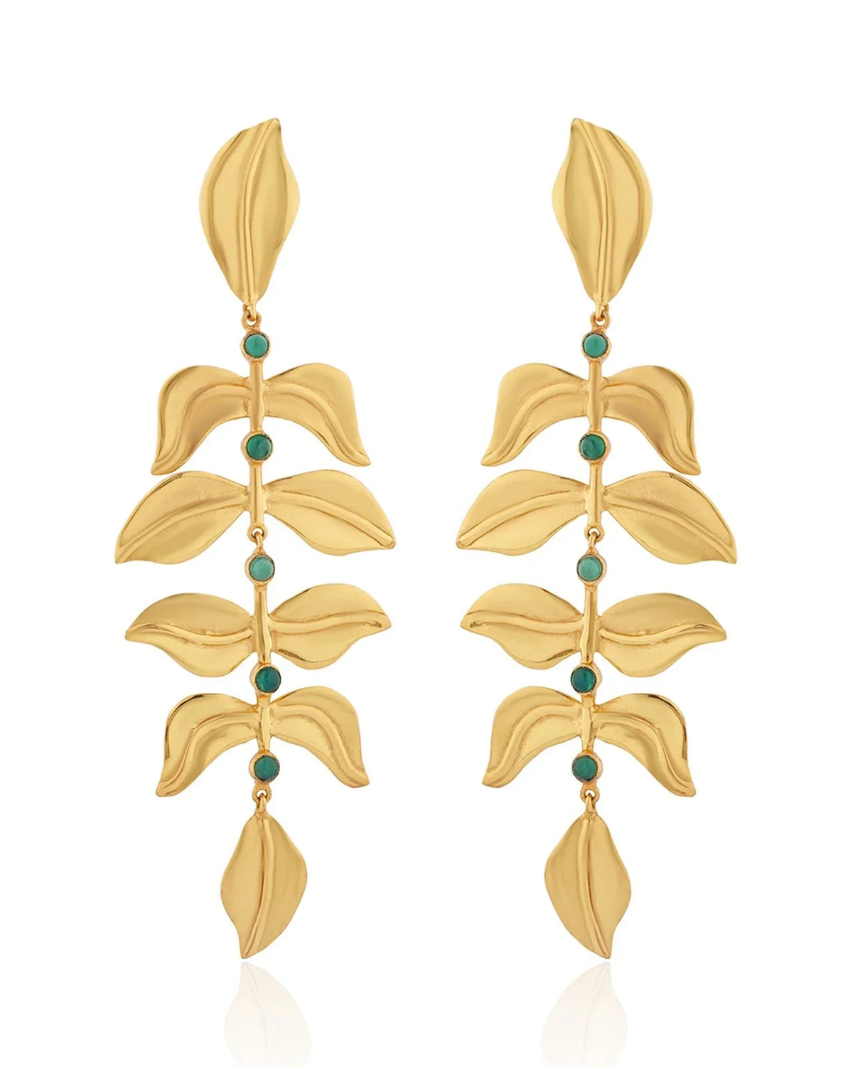 BOHEME BY VERO | Rainforest Earrings | Green Onyx