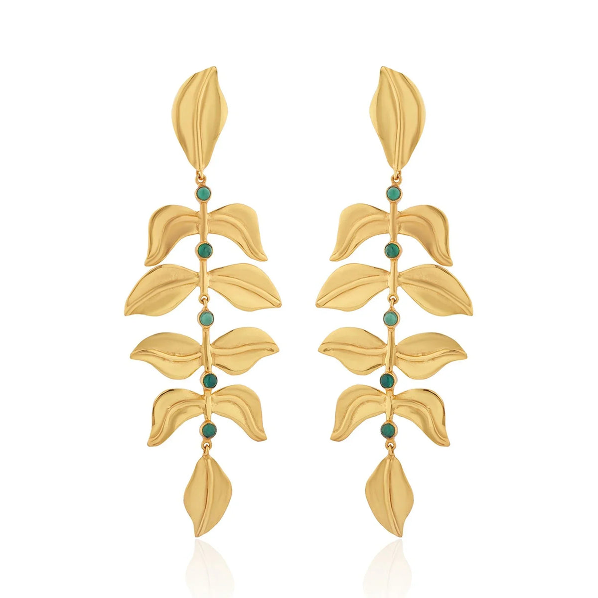 BOHEME BY VERO | Rainforest Earrings | Green Onyx