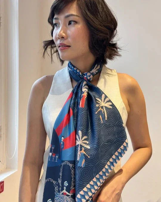 BINARY STYLE | Tropicana Dream Silk Scarf