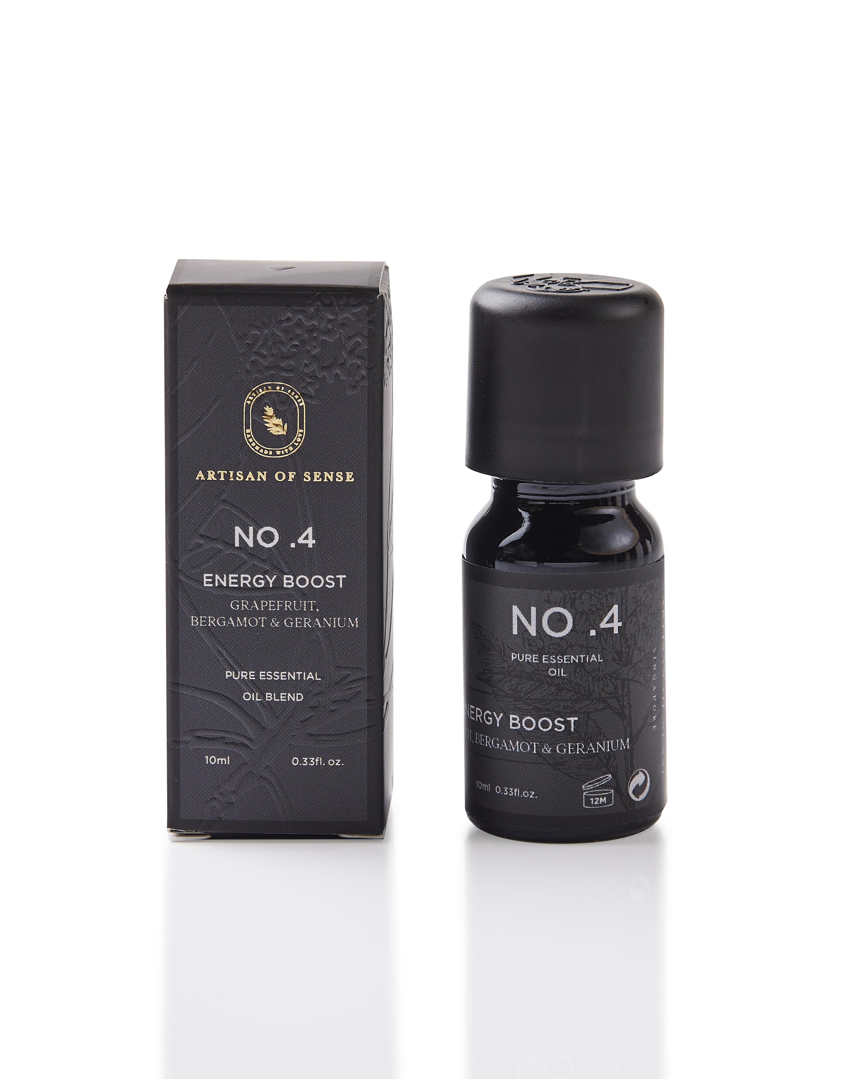 ARTISAN OF SENSE | No.4 Energy Boost Essential Oil Blend | Grapefruit Bergamot & Geranium