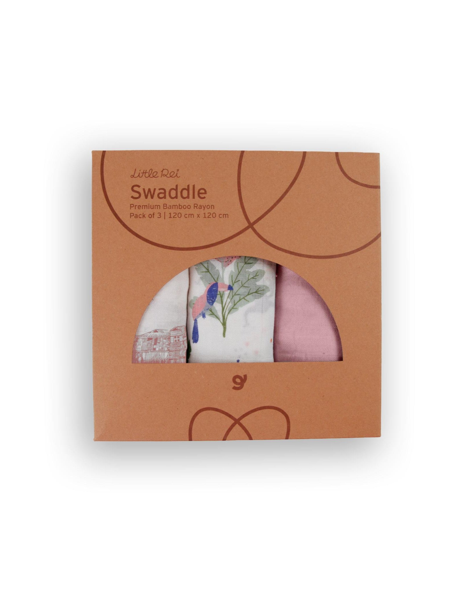 LITTLE REI | LRE Bamboo Swaddle 3PC