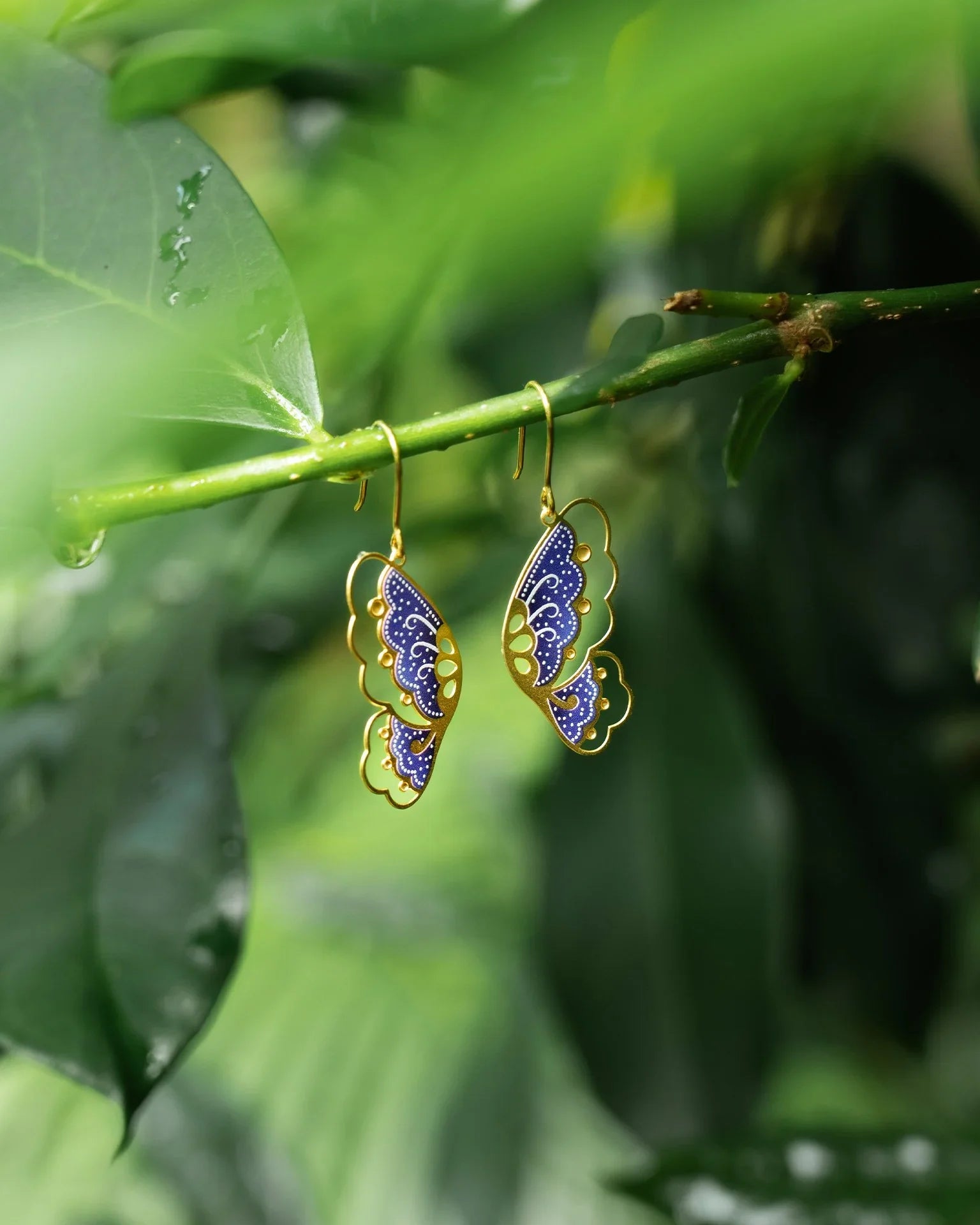 EMBRACE JEWELLERY | Batik Butterfly Earrings