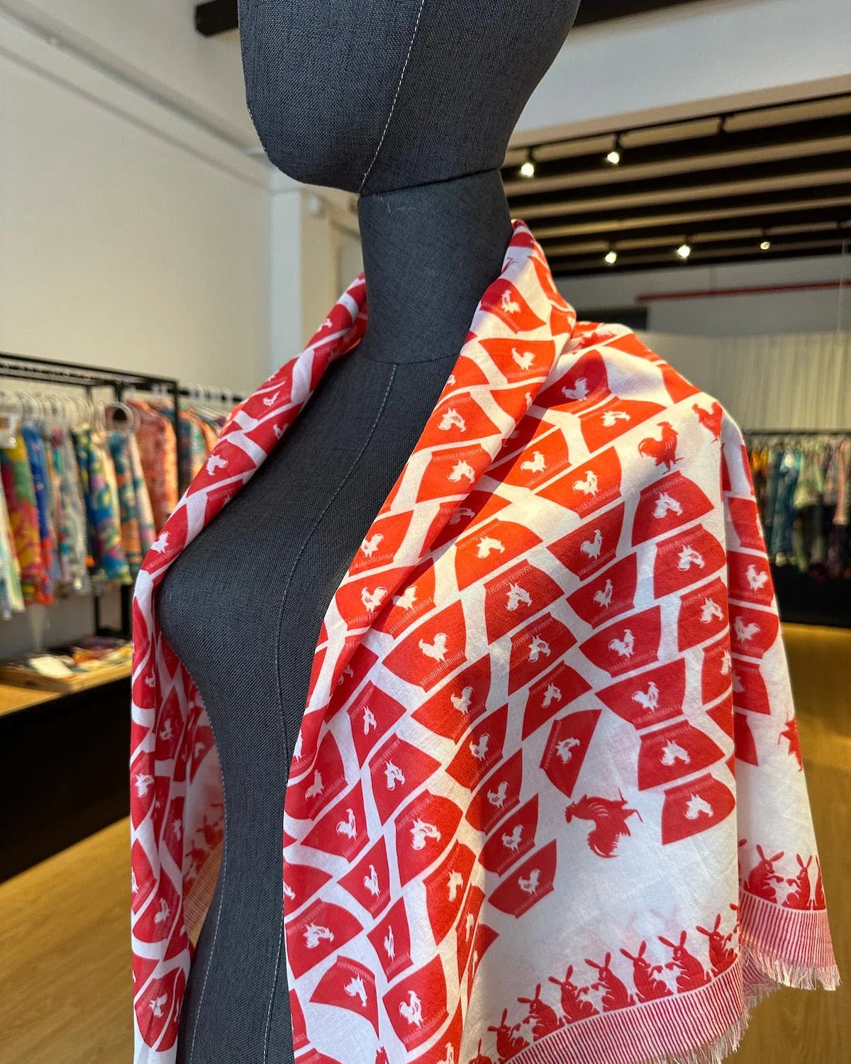 BINARY STYLE | Taste of Nostalgia 115x115cm Square Scarf