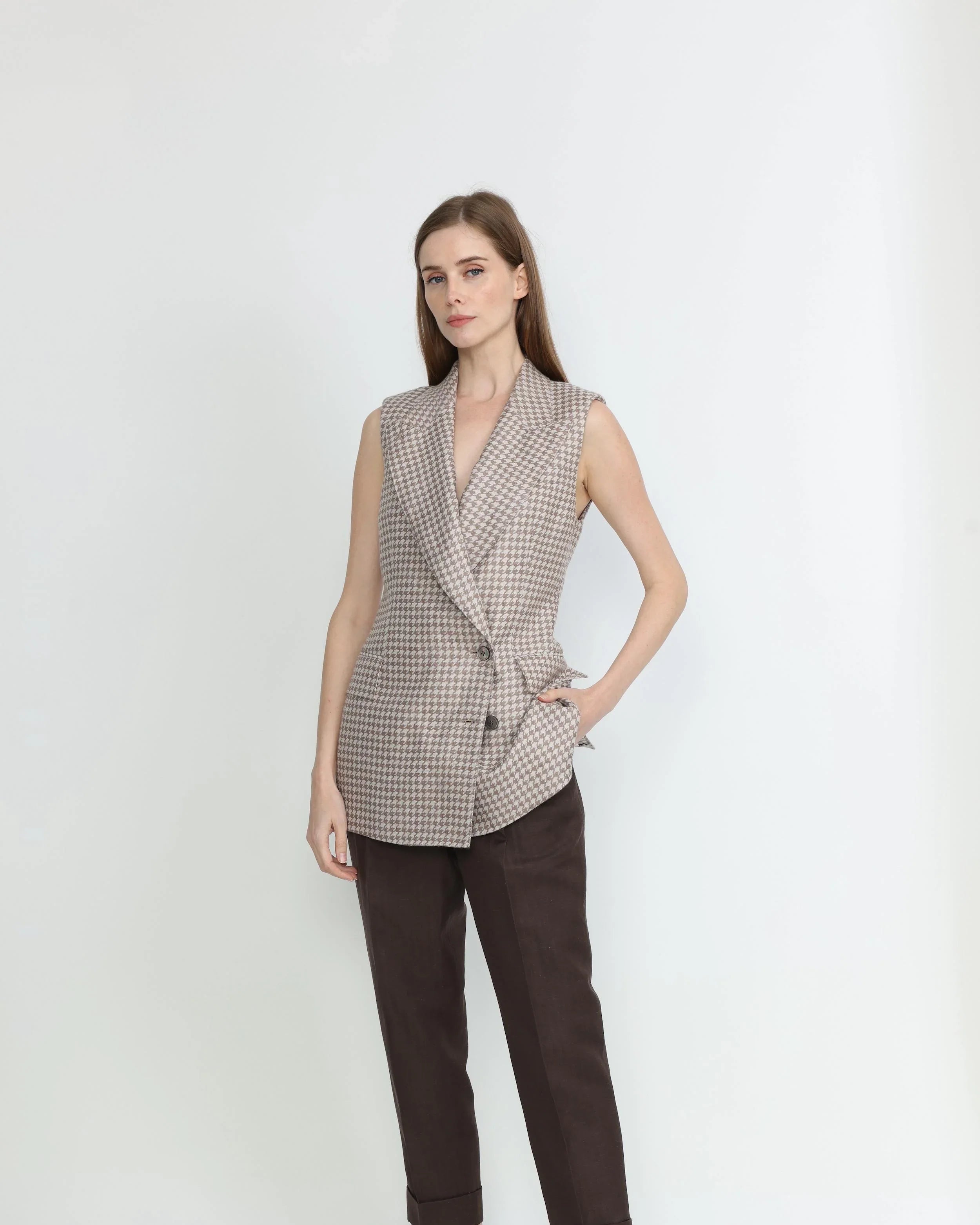 FREY | Beja Waistcoat | Beige