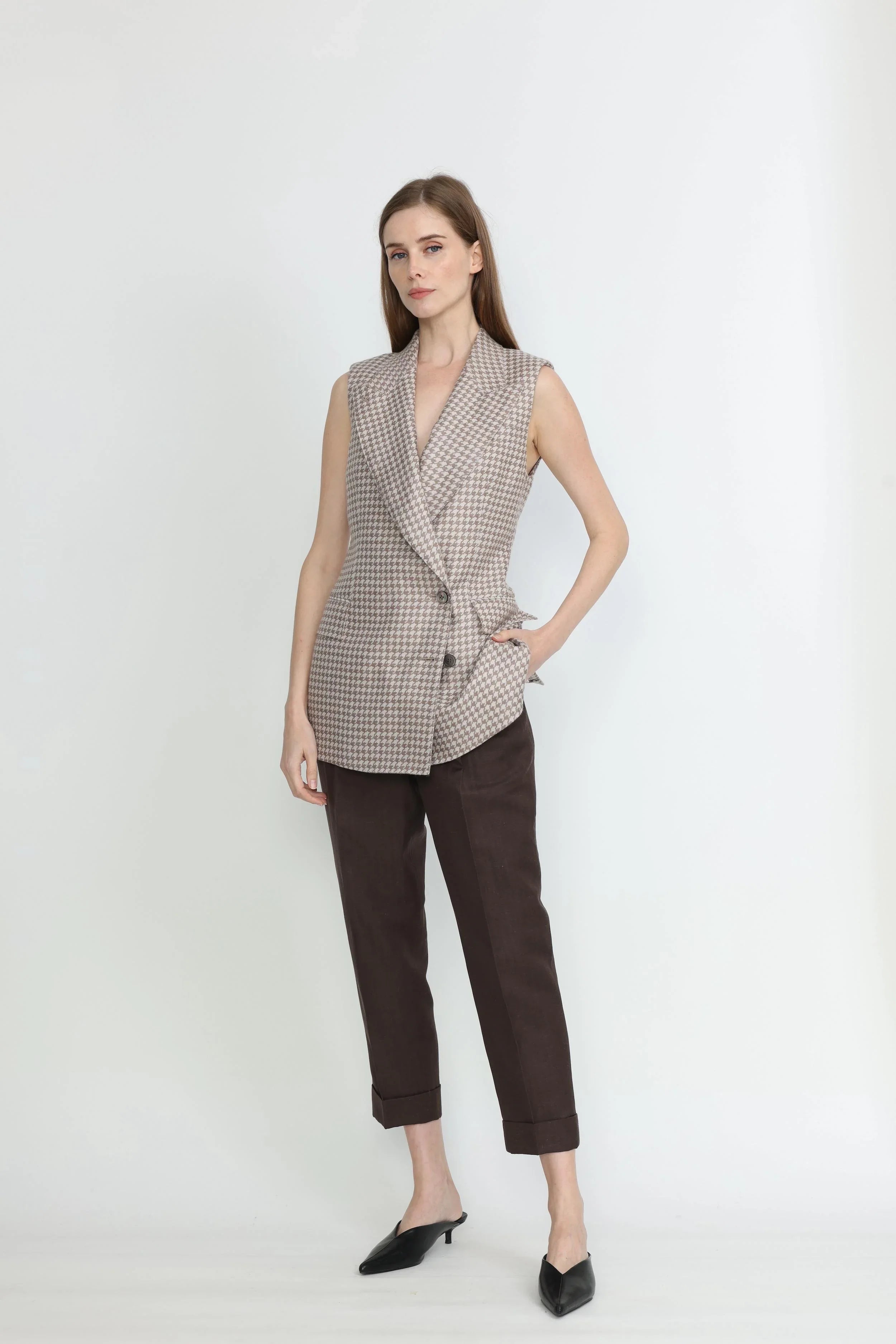 FREY | Beja Waistcoat | Beige