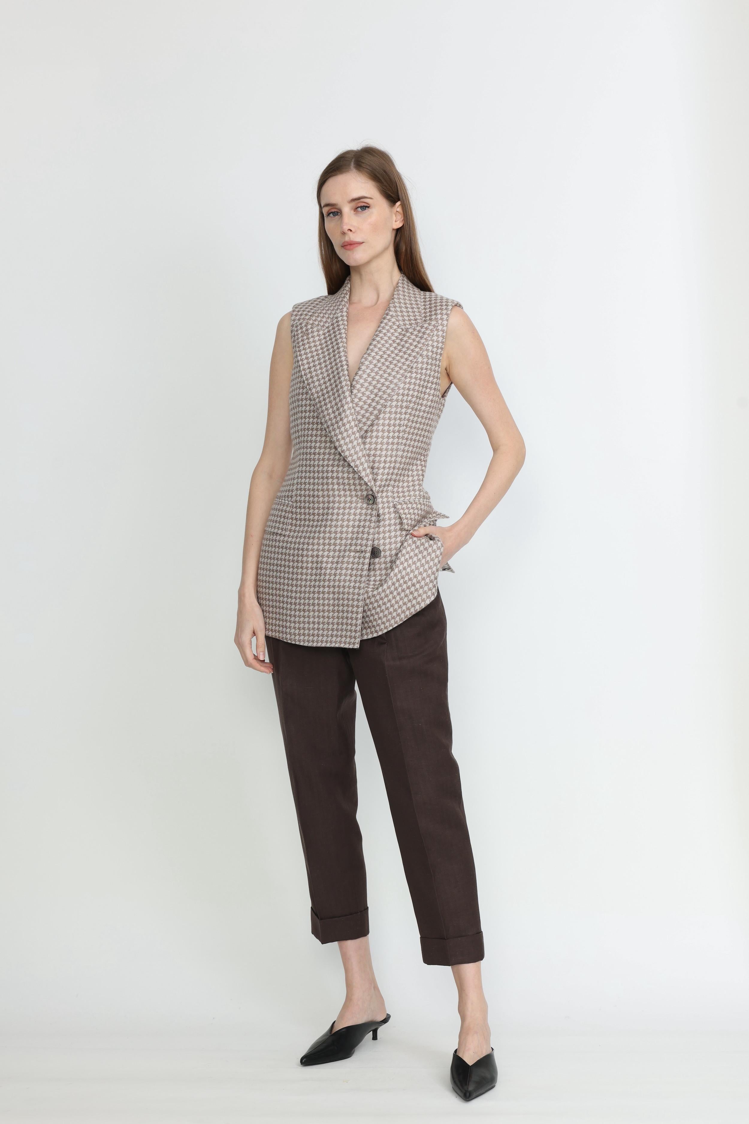 FREY | Beja Waistcoat | Beige