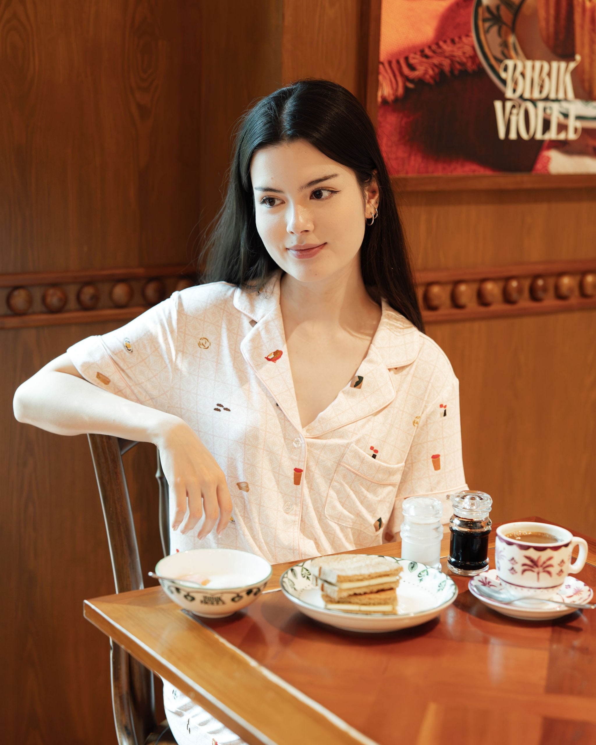 SELENIGHTCO | Signature Pants Set | Kopitiam Blush