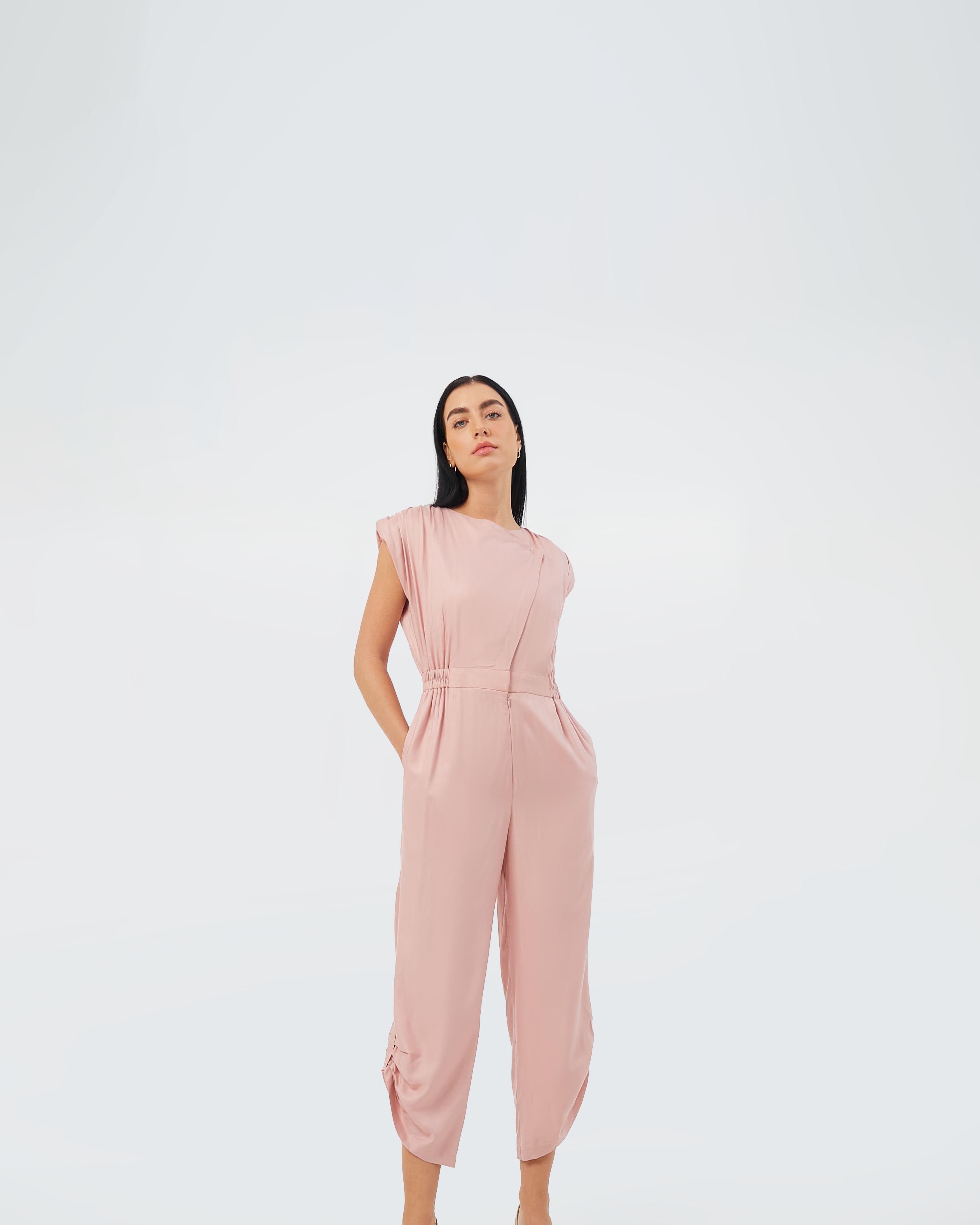 CAELI ECO LUXE | Draped Jumpsuit