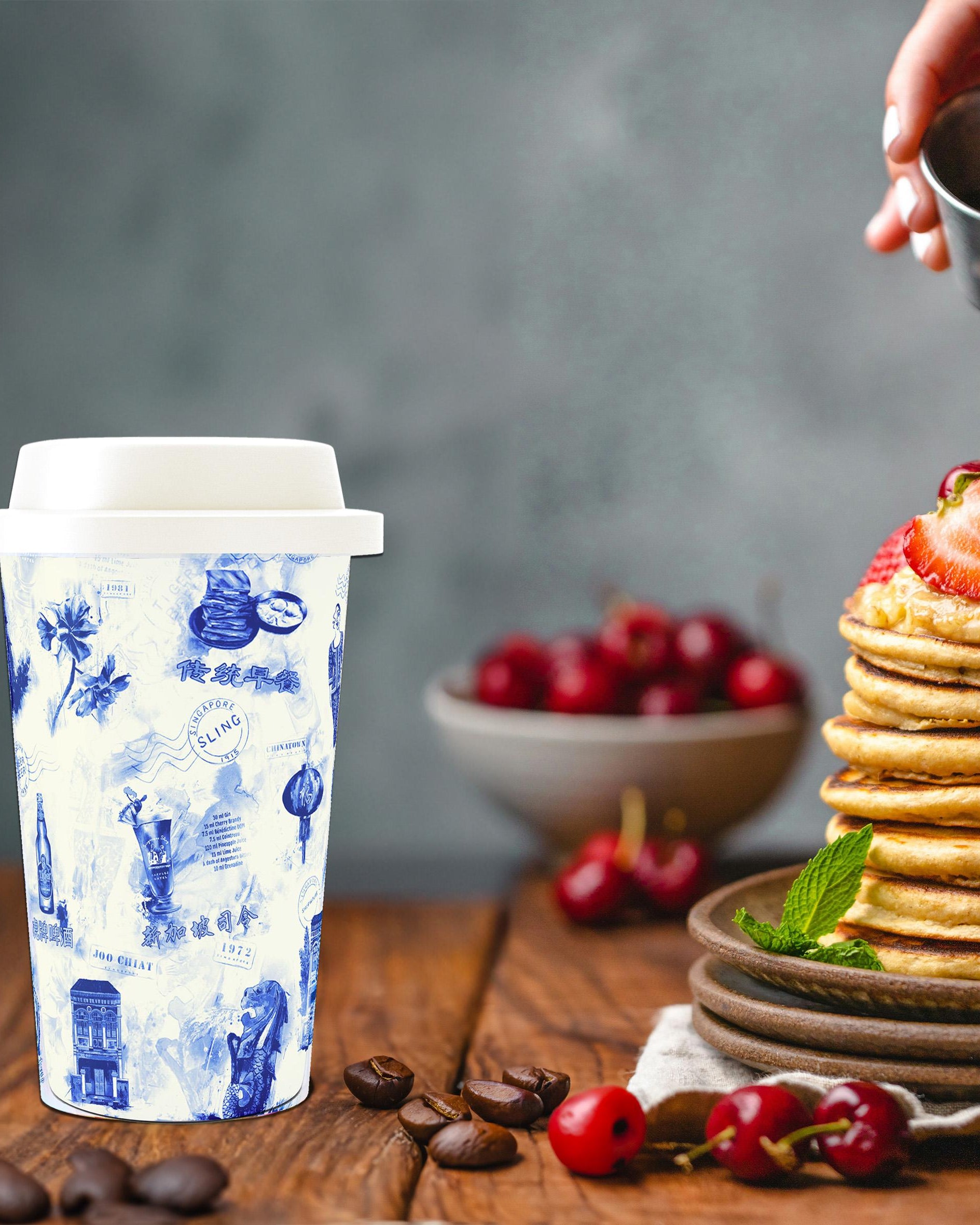 KELLY SER ATELIER | Bamboo Coffee Cup: Not Just a Little Red Dot