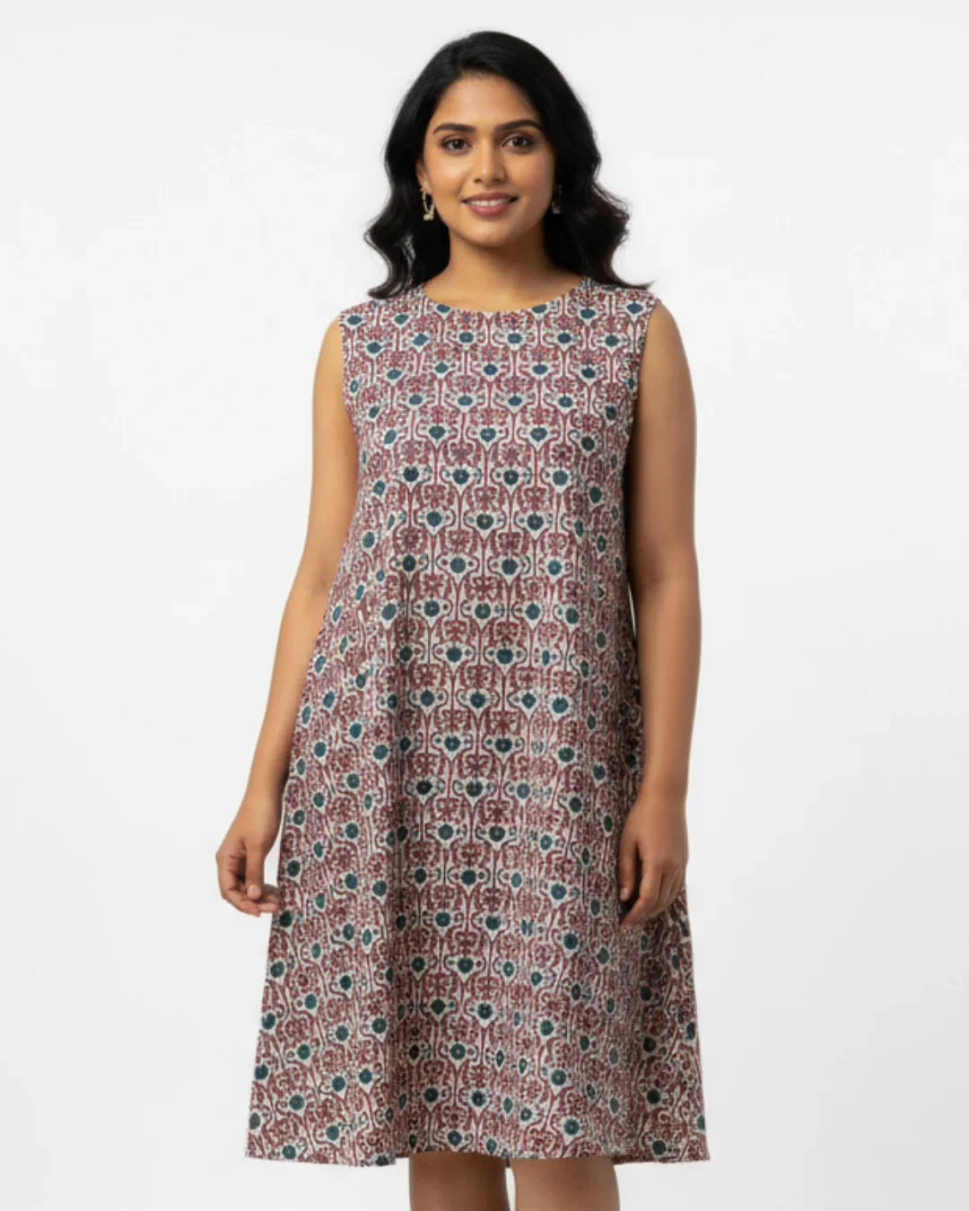 NIMBU | Kaia Women A-Line Dress In Cotton