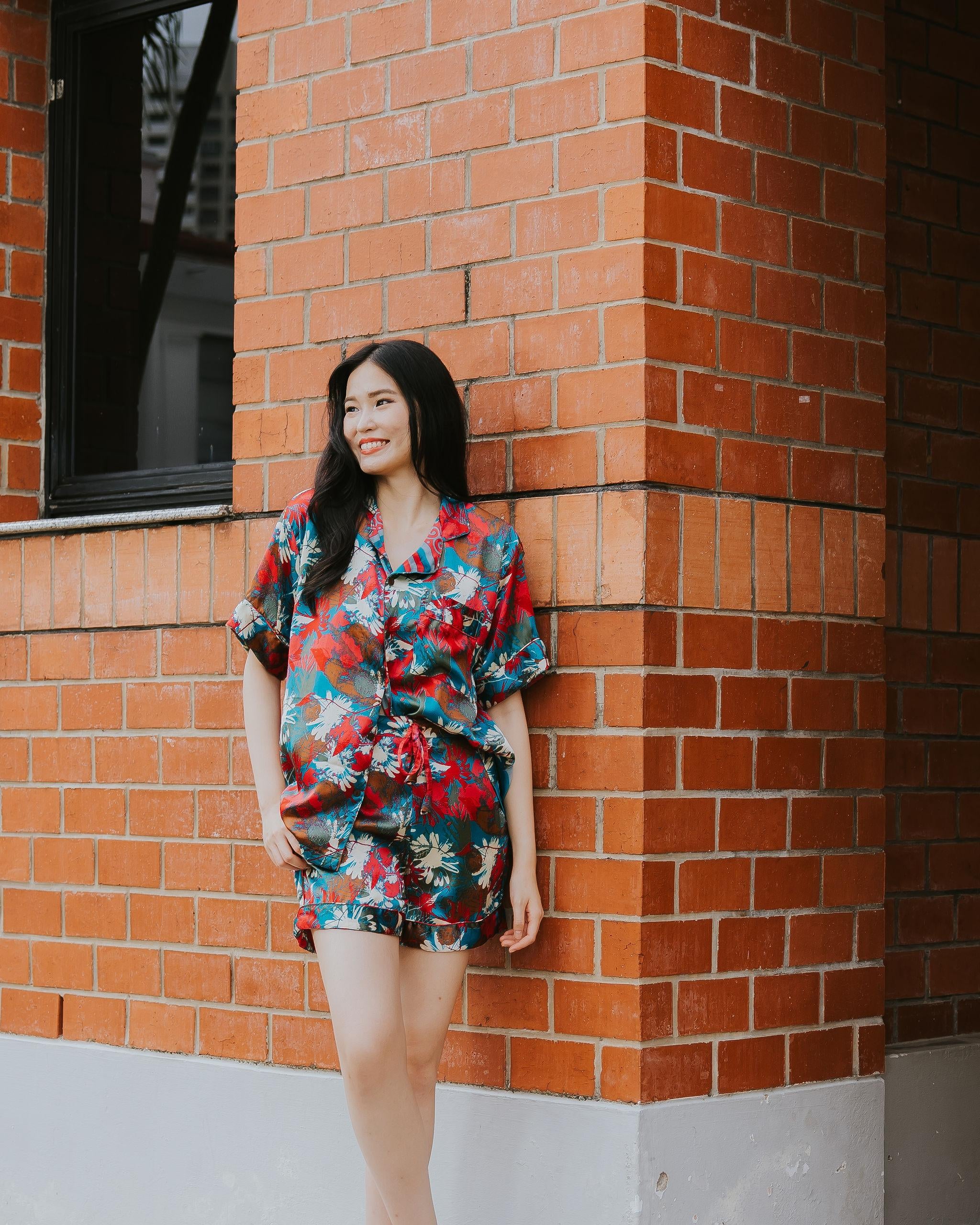 RAJA RANI | Modal Silk Short Holiday Set