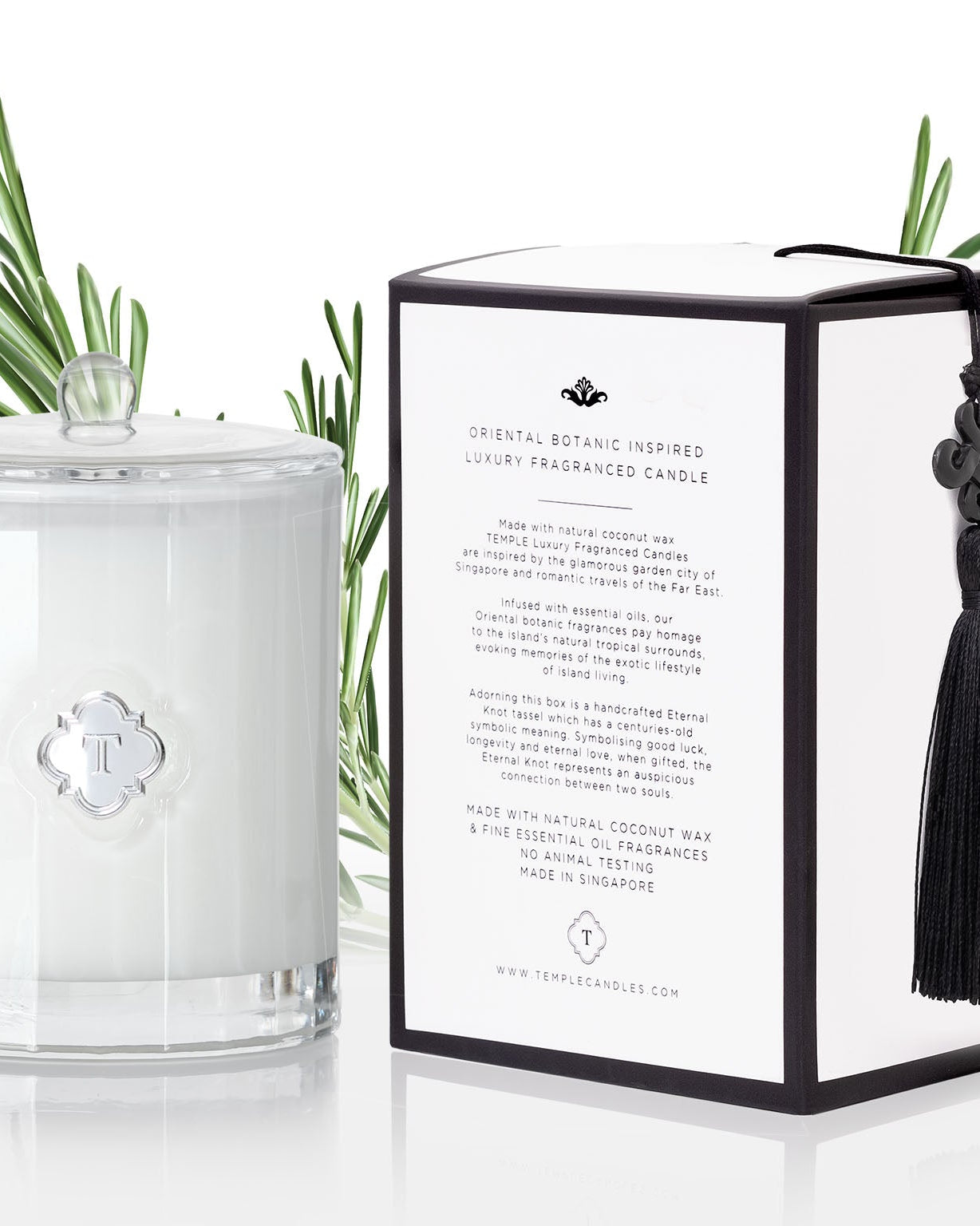 TEMPLE CANDLES | Luxury Fragranced Candle - Gin Blossoms