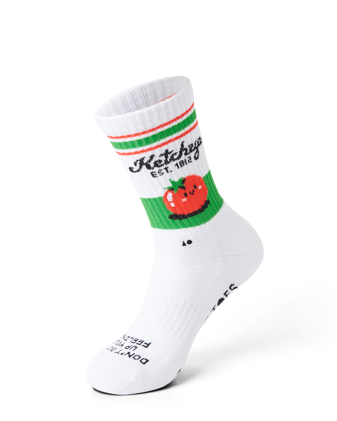 TALKING TOES | Emotional Ketchup Athletic Sock
