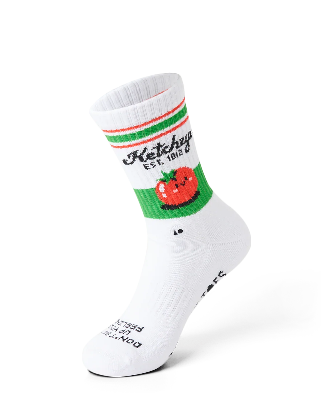 TALKING TOES | Emotional Ketchup Athletic Sock