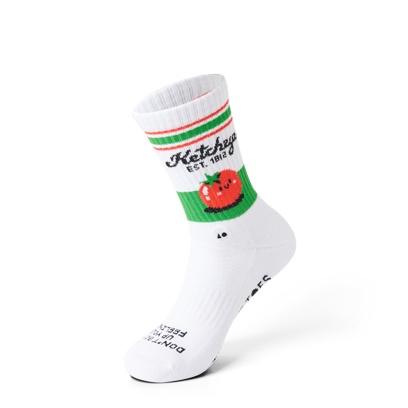 TALKING TOES | Emotional Ketchup Athletic Sock