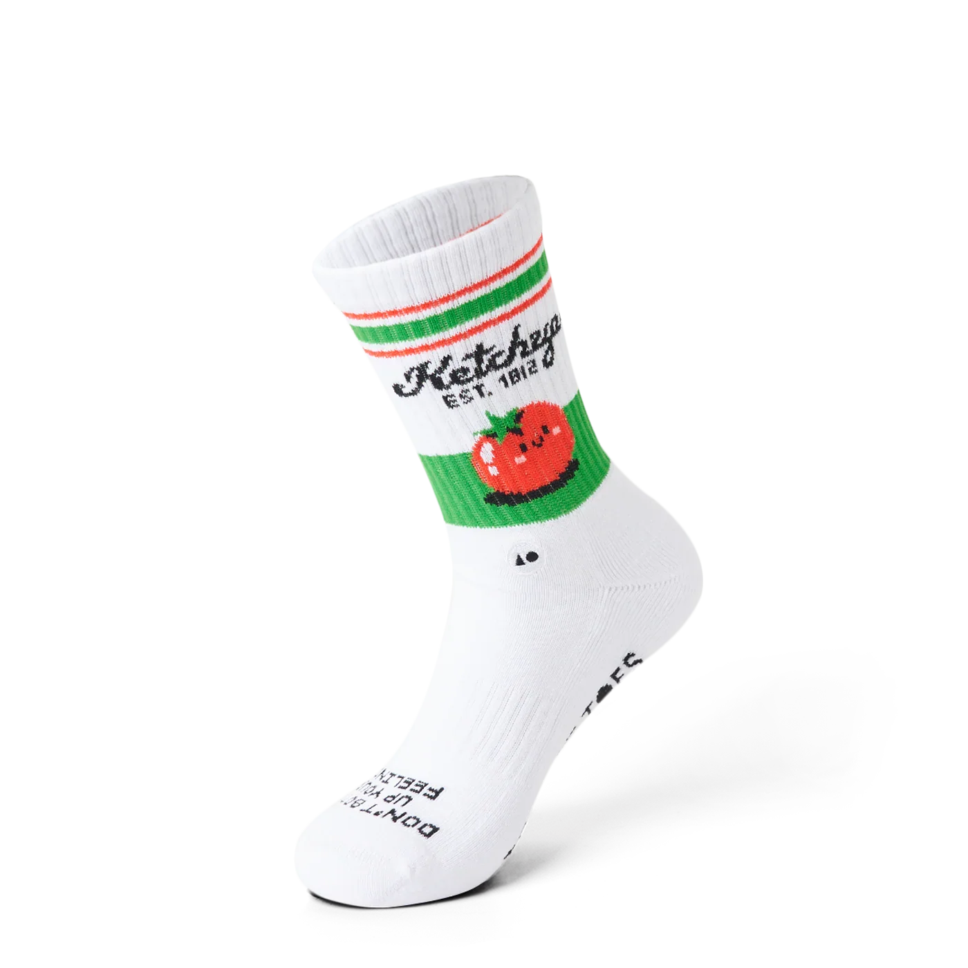 TALKING TOES | Emotional Ketchup Athletic Sock