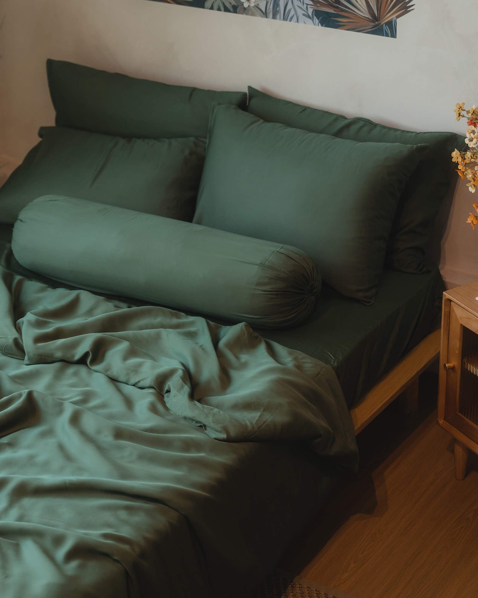 SUNDAY BEDDING | Bamboo Bolster Case