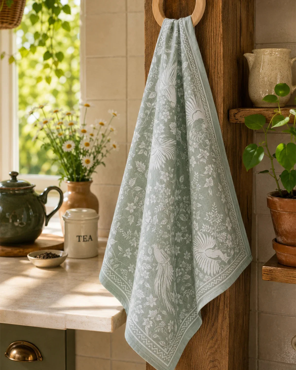 MEJA MAISON DE BALI | The Amour En Volière Tea Towel